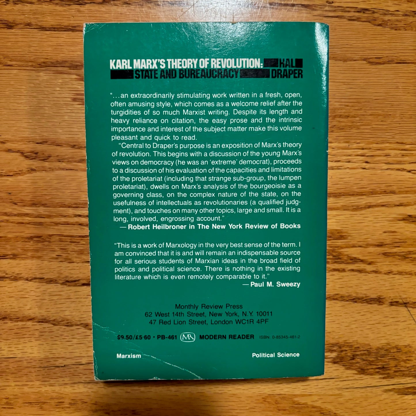Hal Draper - Karl Marx's Theory of Revolution Volume 1: State and Bureacuracy