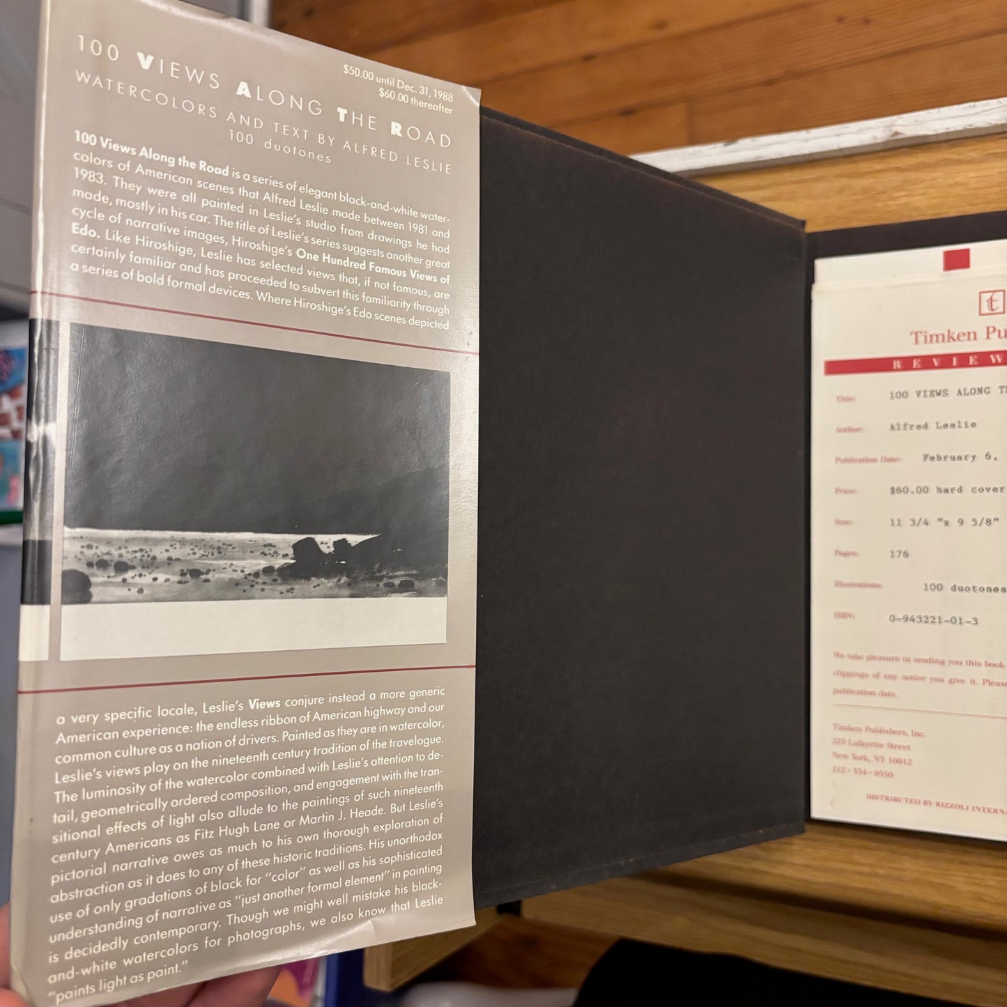 Alfred Leslie - 100 Views Along the Road - First Edition