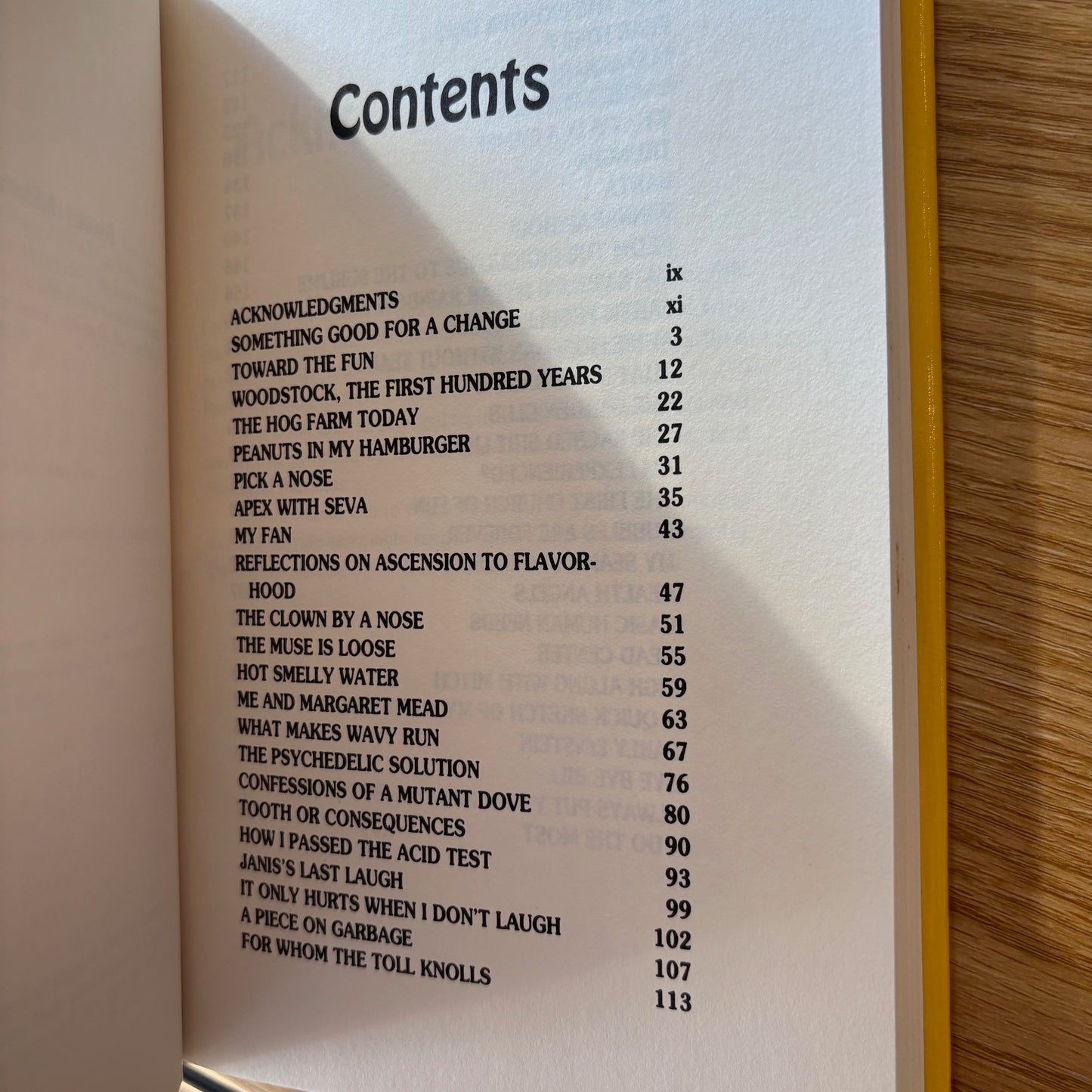 Wavy Gravy - Something Good for a Change: Random Notes on Peace Thru Living - First Edition