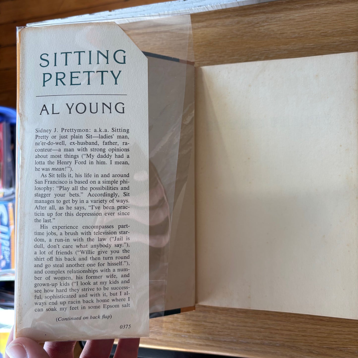 Al Young - Sitting Pretty - Signed First Edition