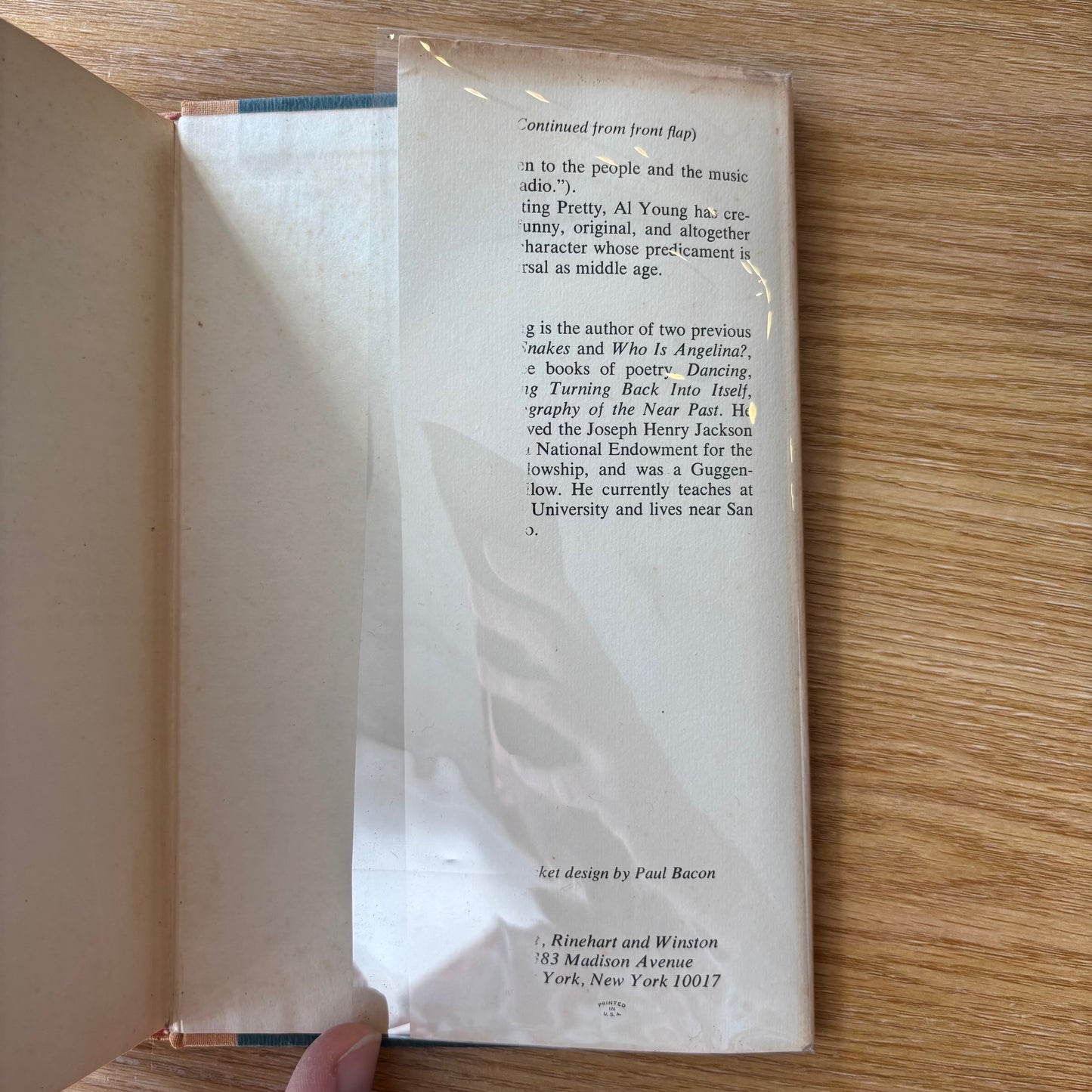 Al Young - Sitting Pretty - Signed First Edition