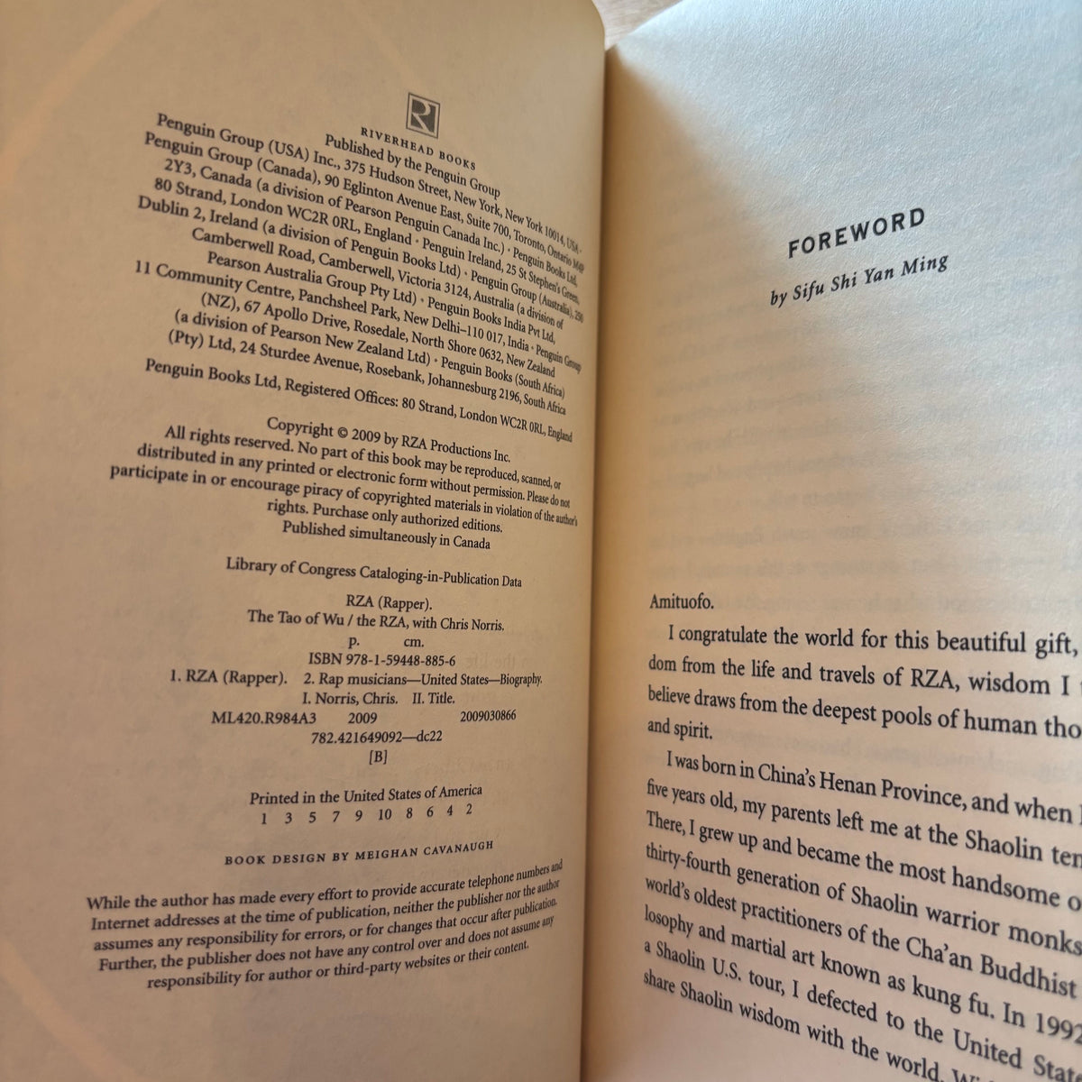 RZA, Chris Norris - The Tao of Wu - First Edition