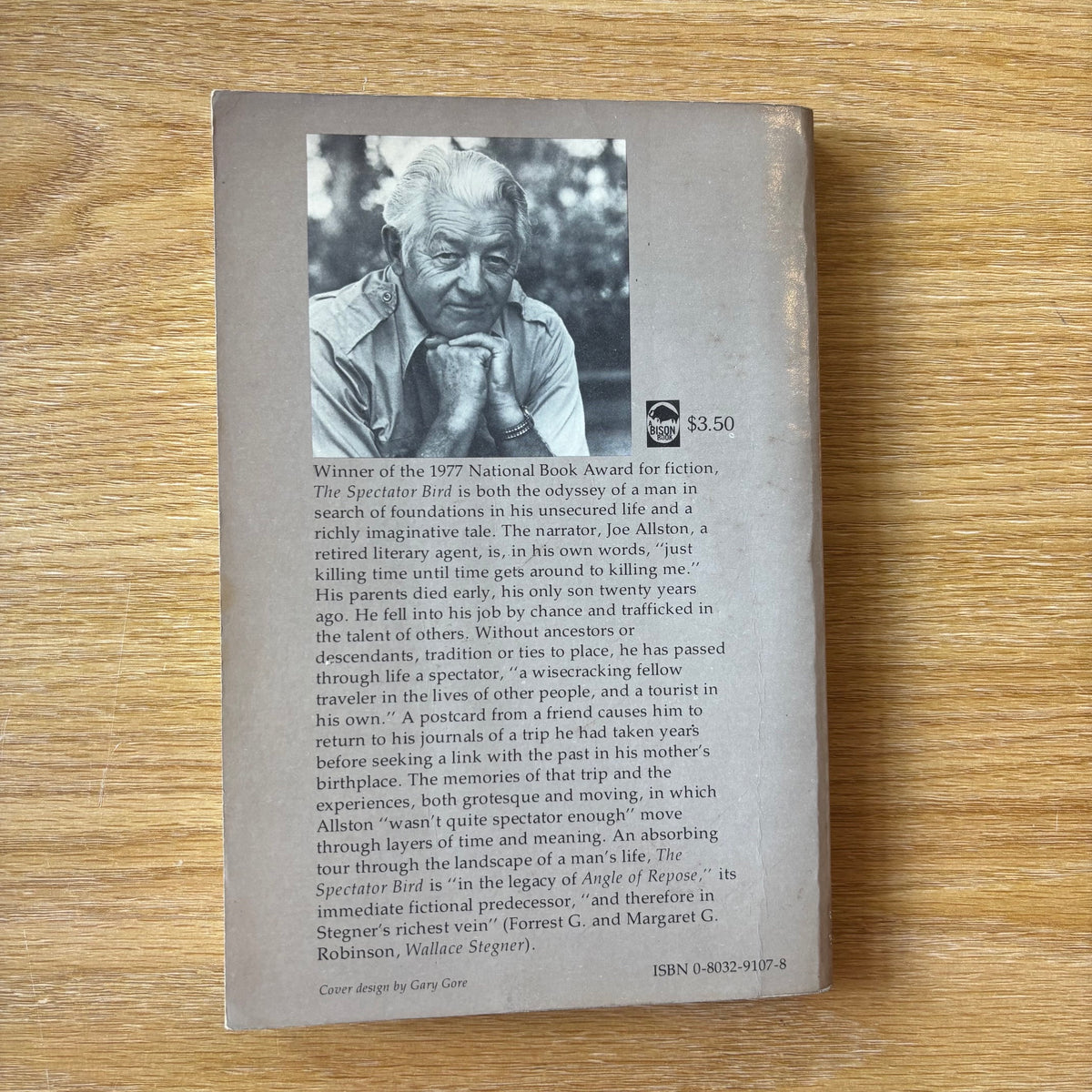 Wallace Stegner - The Spectator Bird - Signed