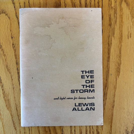 Lewis Allan - The Eye of the Storm - Signed