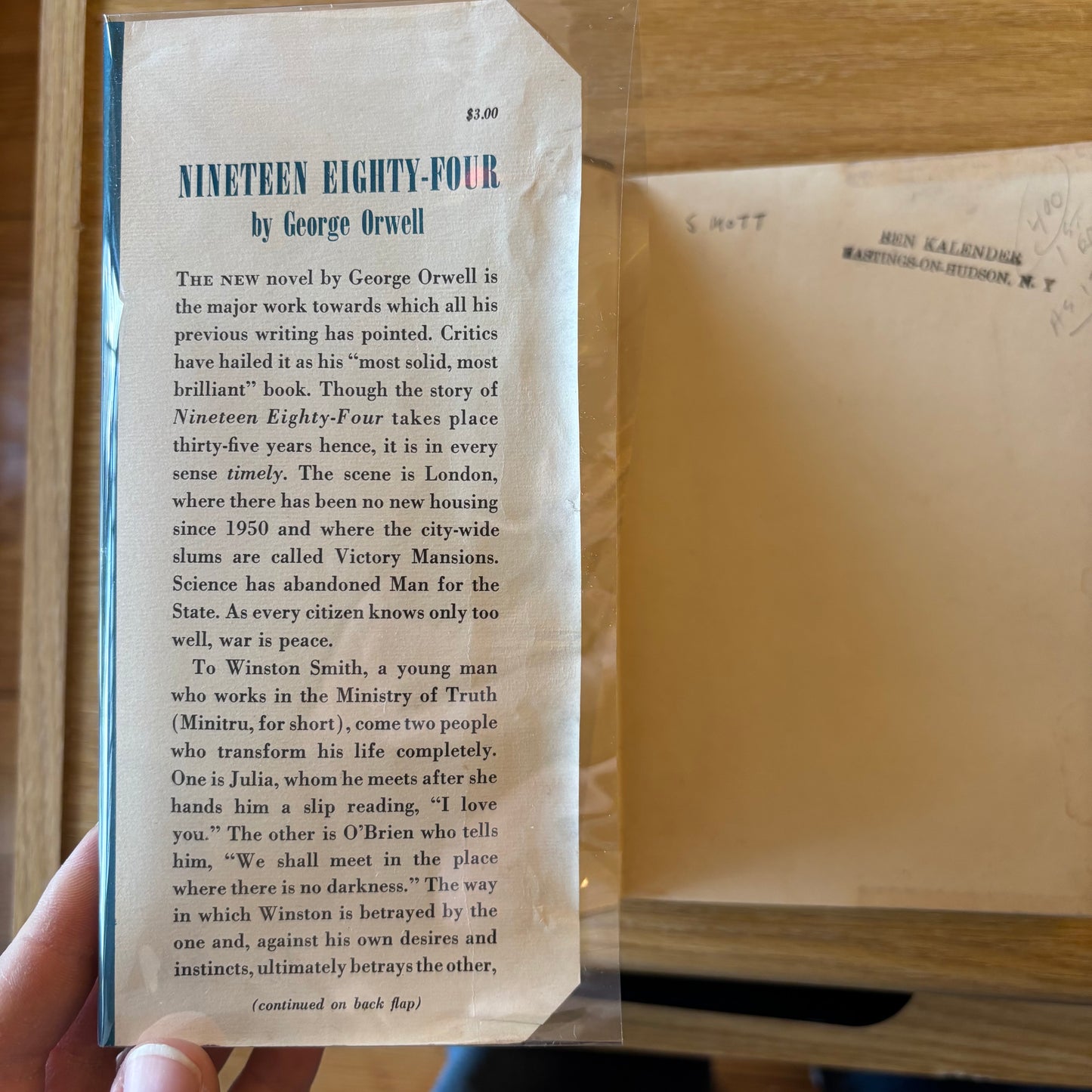 George Orwell - Nineteen Eighty-Four - First Edition