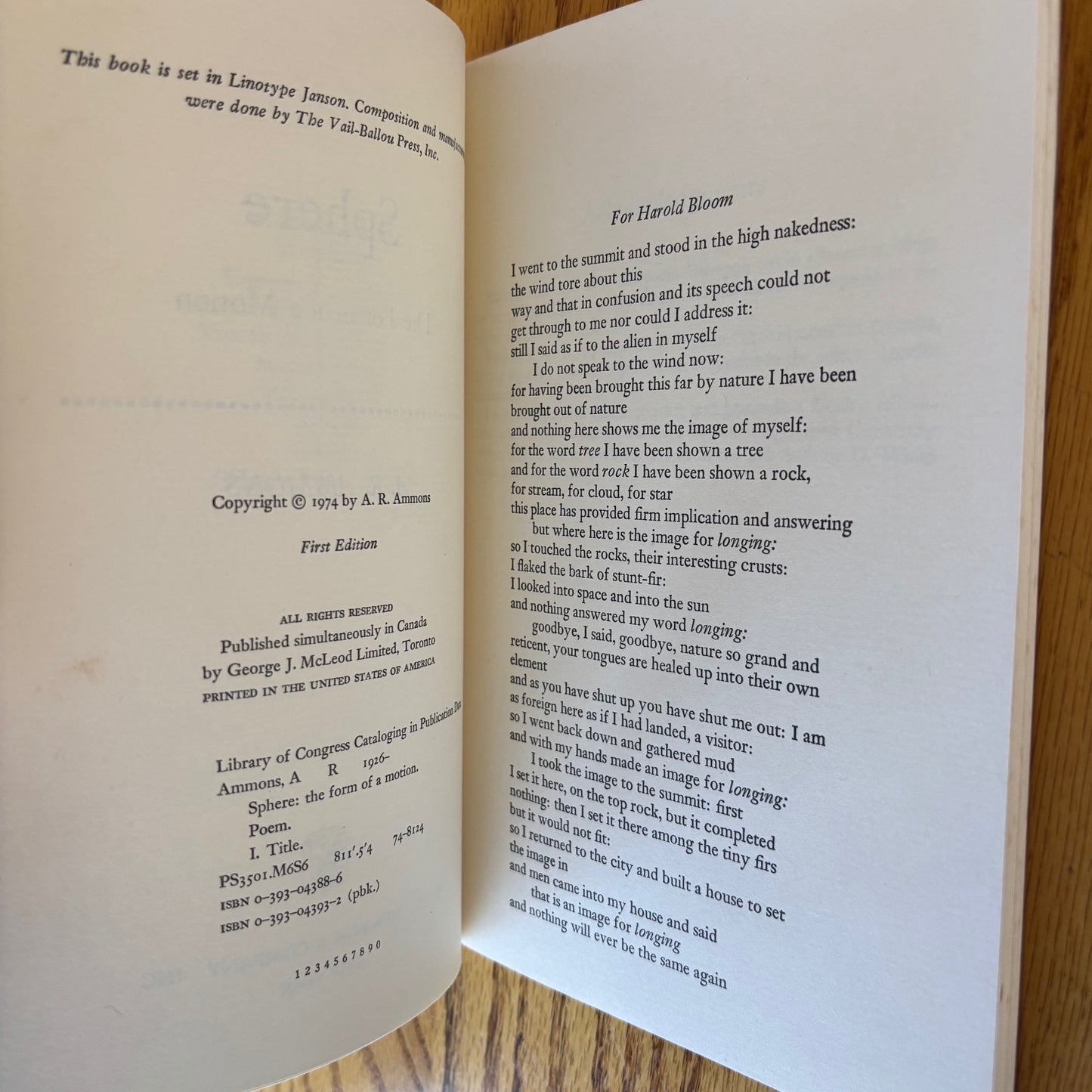 A.R. Ammons - Sphere: The Form of a Motion