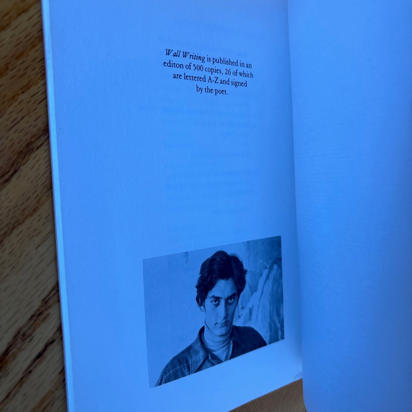 Paul Auster - Wall Writing - First Edition