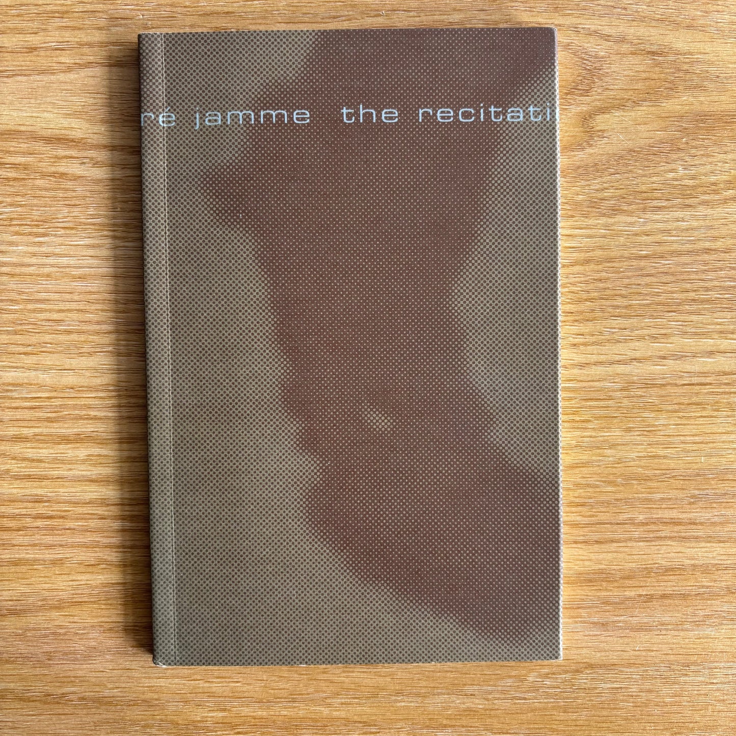 Franck Andre Jamme - The Recitation of Forgetting - First Edition