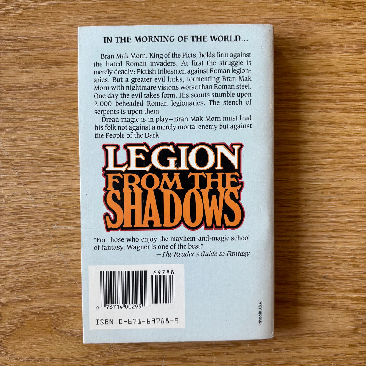 Karl Edward Wagner - Legion From the Shadows - First Edition