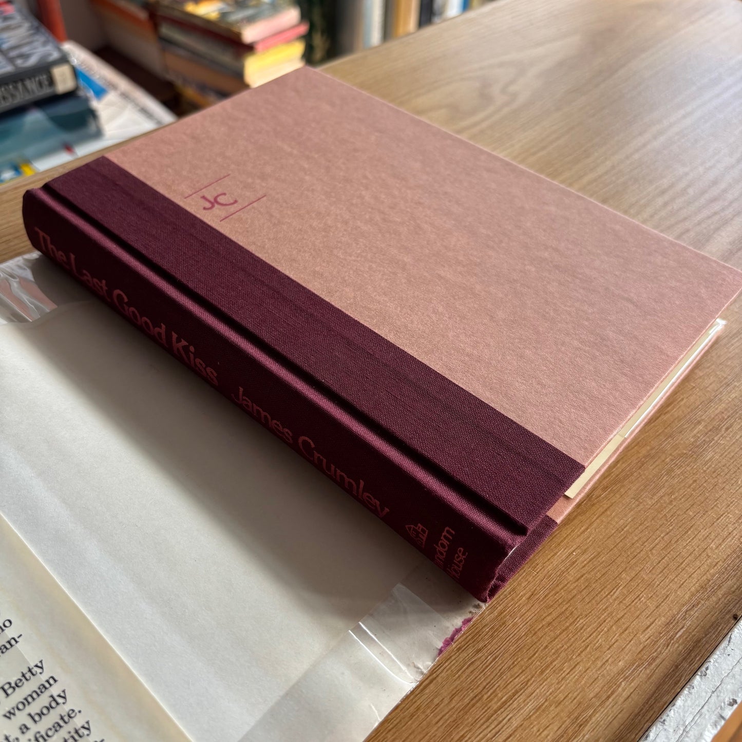 James Crumley - The Last Good Kiss - Signed First Edition