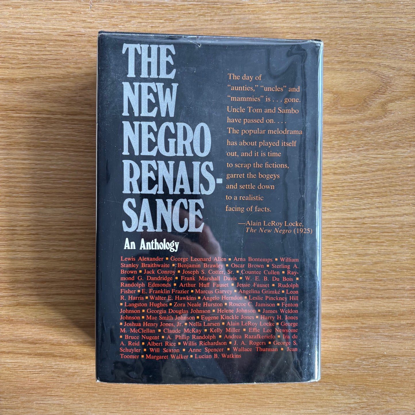 Arthur P. Davis, Michael W. Peplow, eds. - The New Negro Renaissance: An Anthology - First Edition