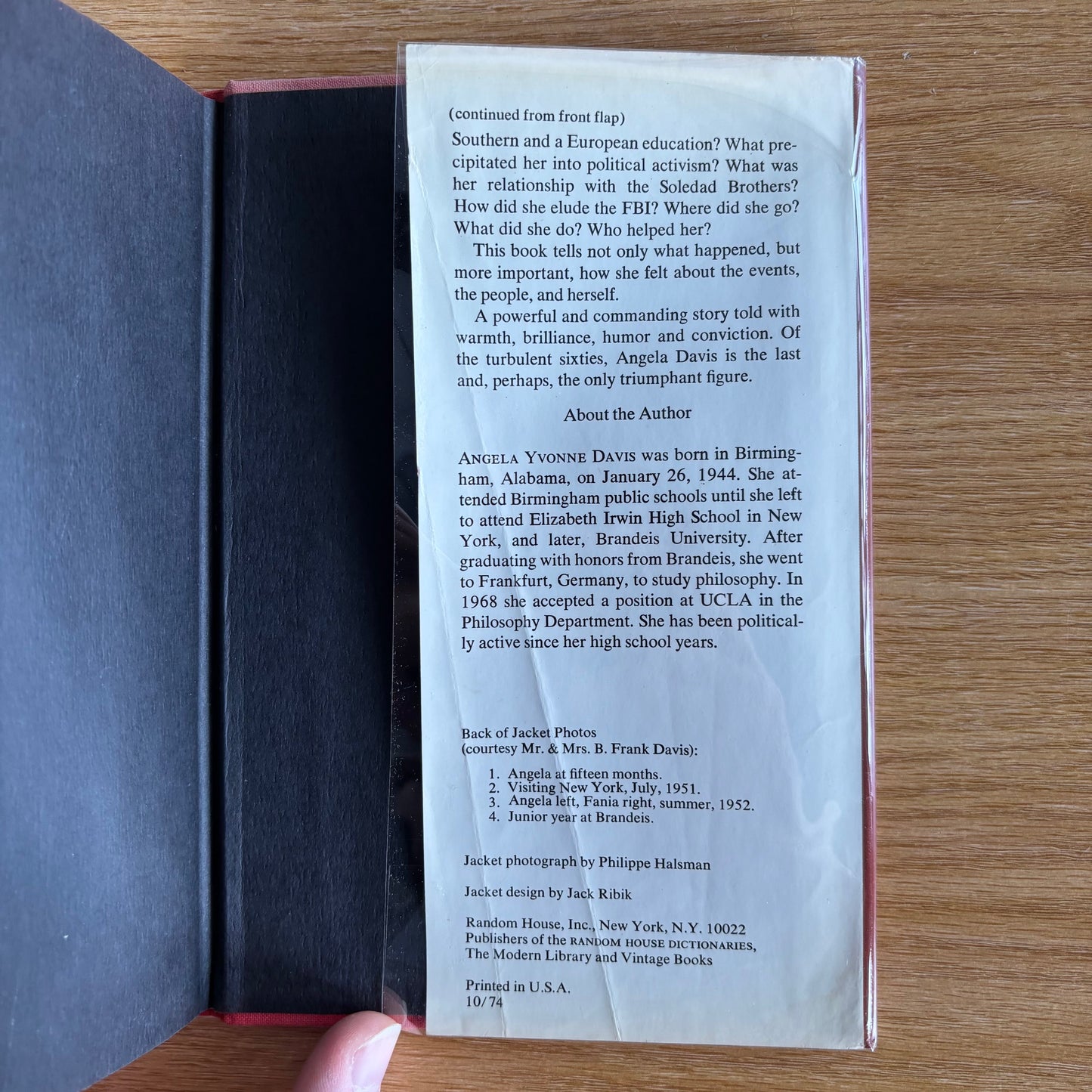 Angela Davis - An Autobiography - First Edition