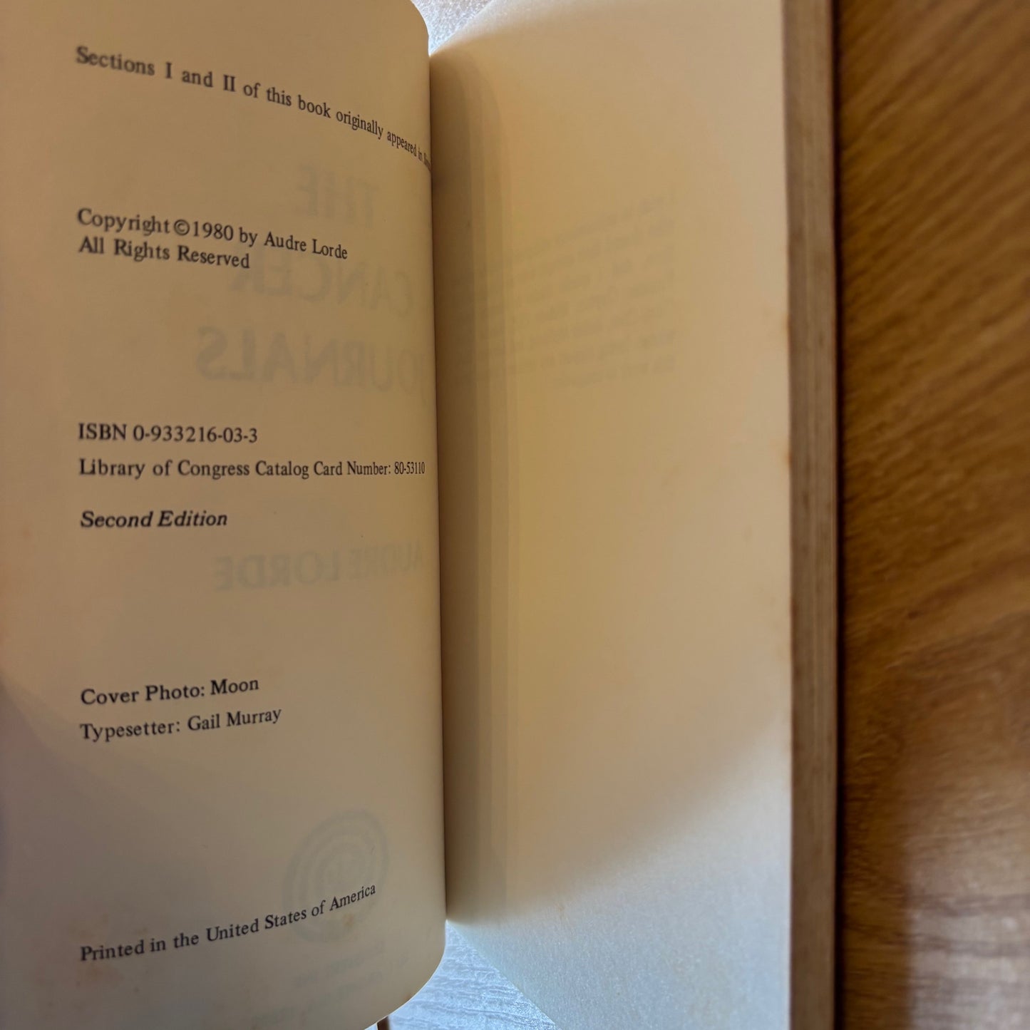 Audre Lorde - The Cancer Journals