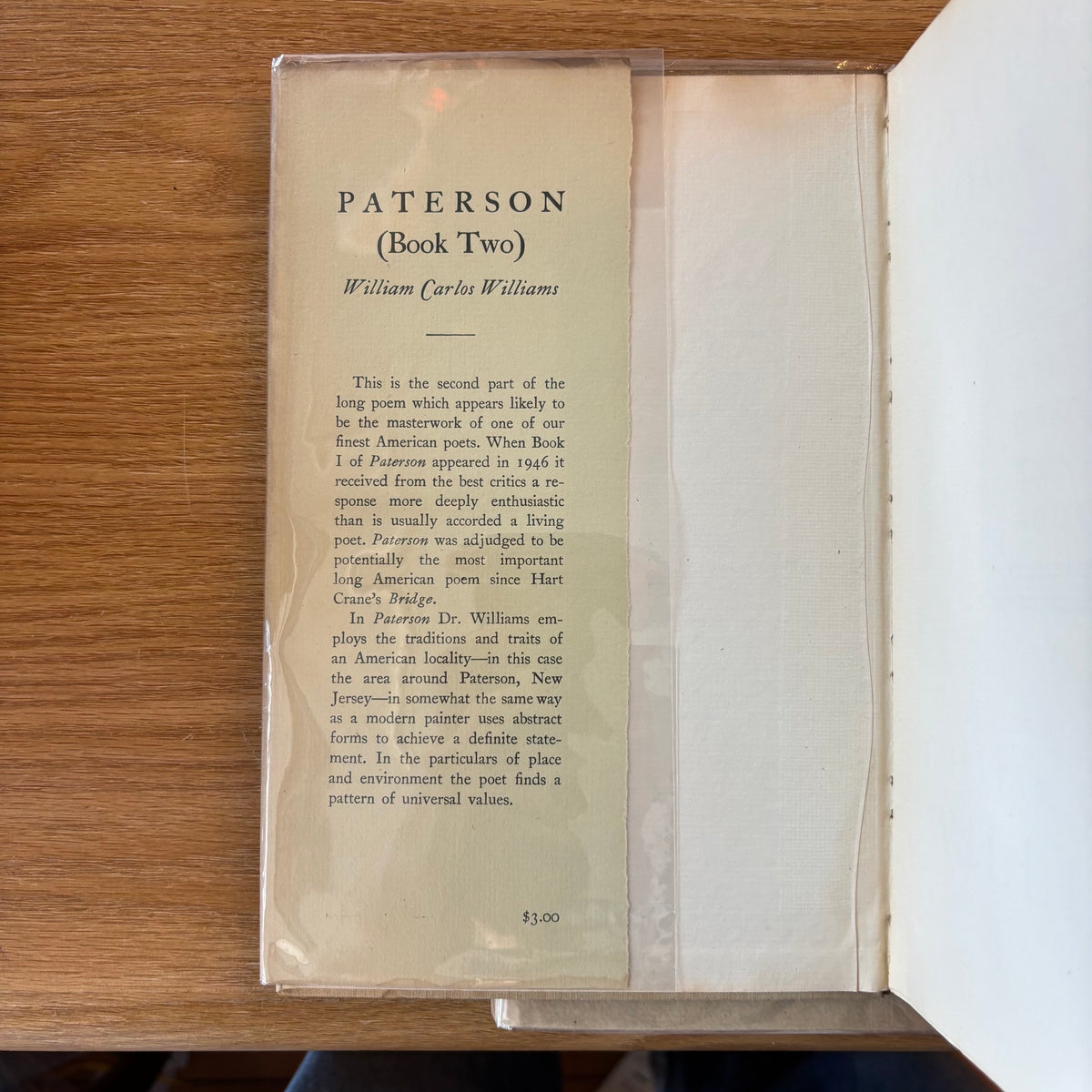 William Carlos Williams - Paterson (Books One & Two) - First Edition