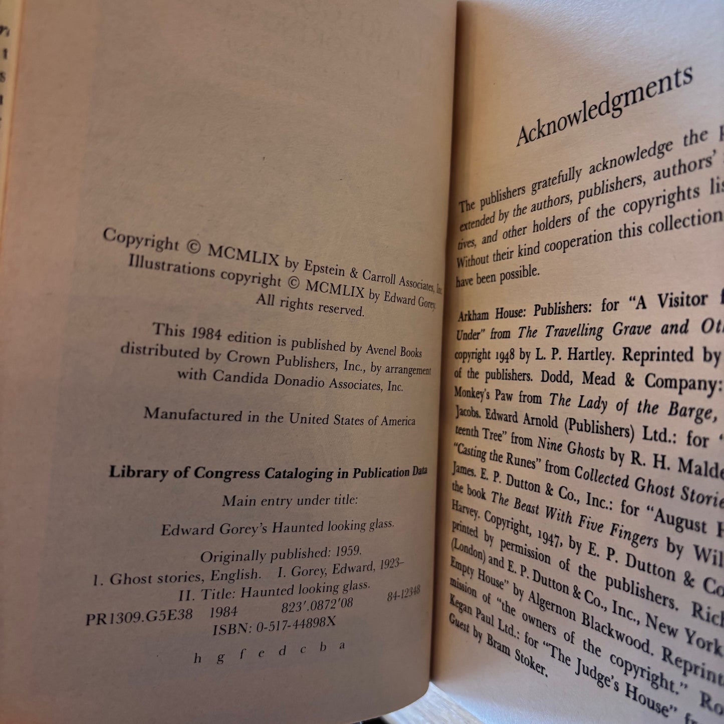 Edward Gorey's Haunted Looking Glass