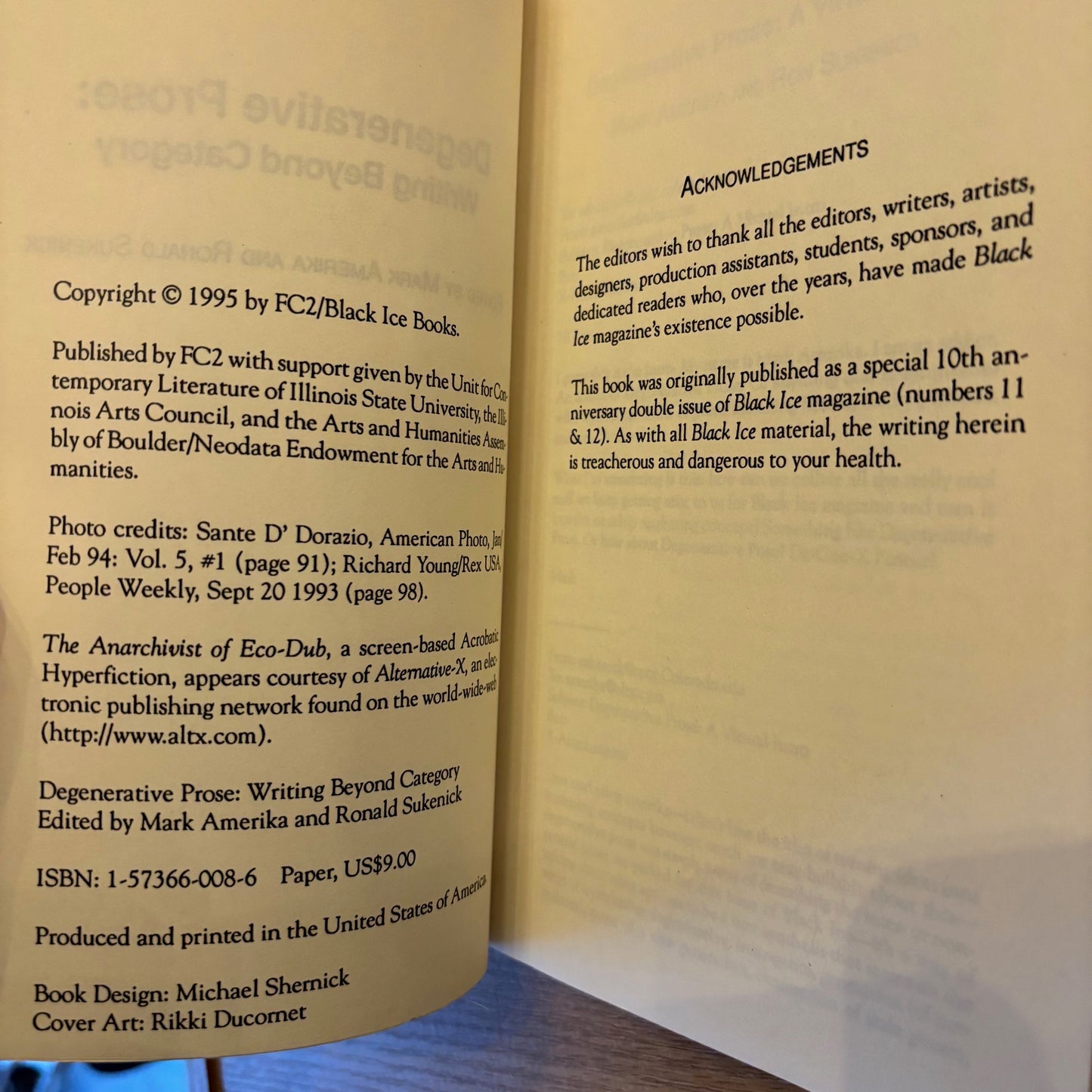 Mark Amerika, Ronald Sukenick, eds. - Degenerative Prose