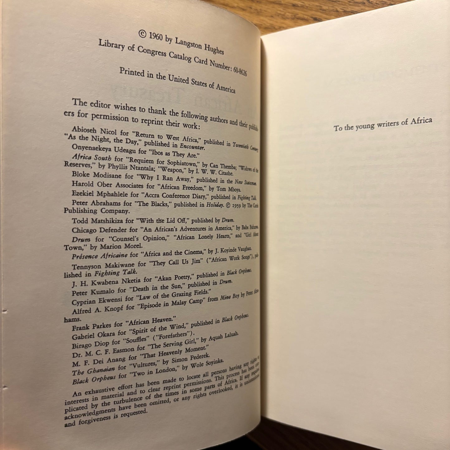 Langston Hughes, ed. - An African Treasury