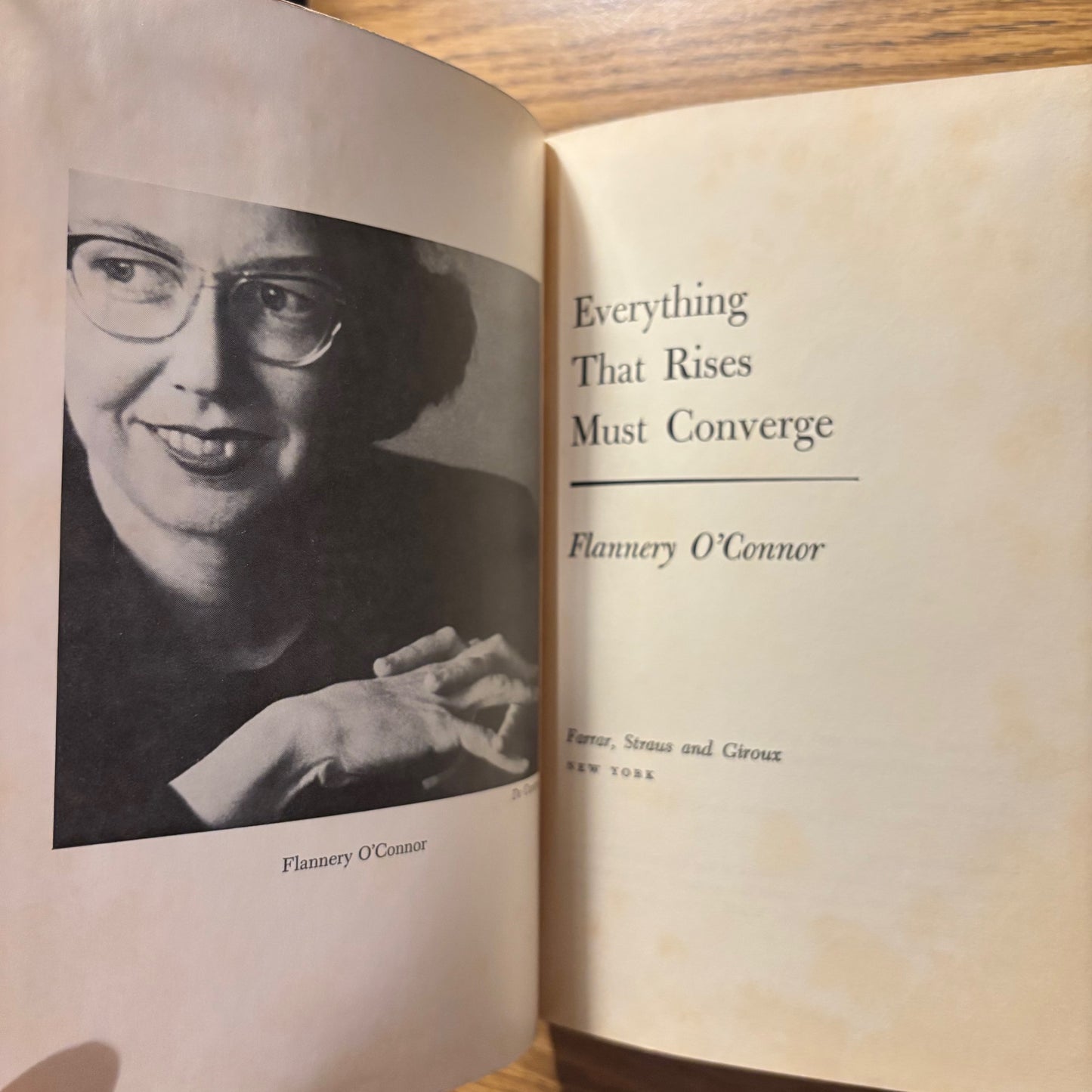 Flannery O'Connor - Everything That Rises Must Converge - First Edition Second Printing