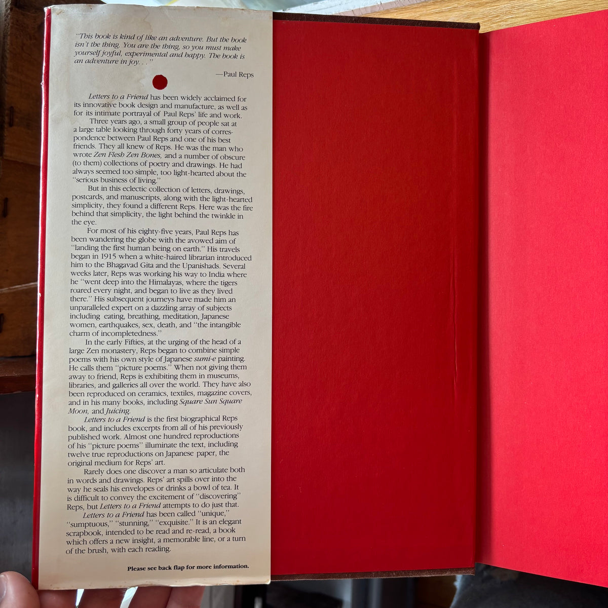 Paul Reps - Letters to a Friend - First Edition