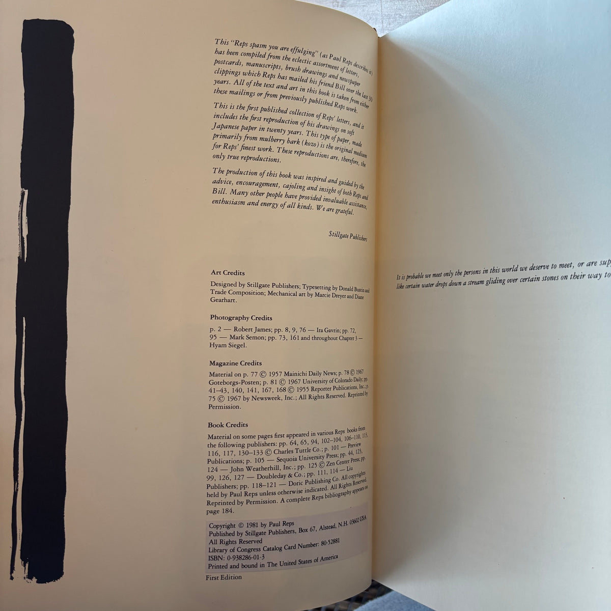 Paul Reps - Letters to a Friend - First Edition