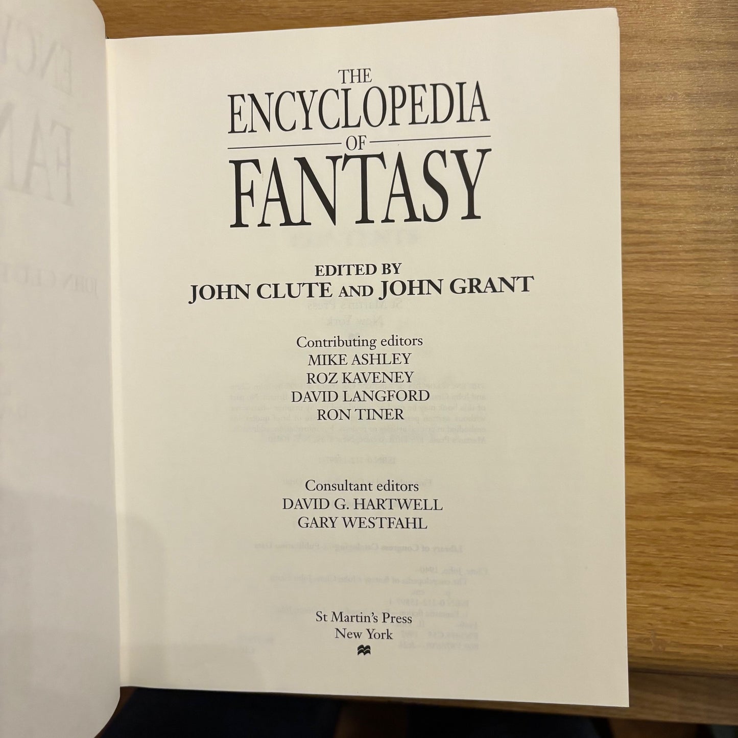 John Clute & John Grant - The Encyclopedia of Fantasy - First Edition