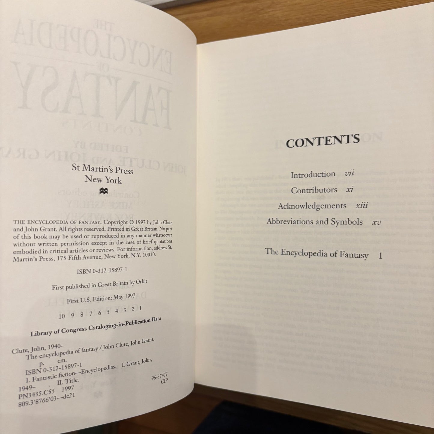 John Clute & John Grant - The Encyclopedia of Fantasy - First Edition