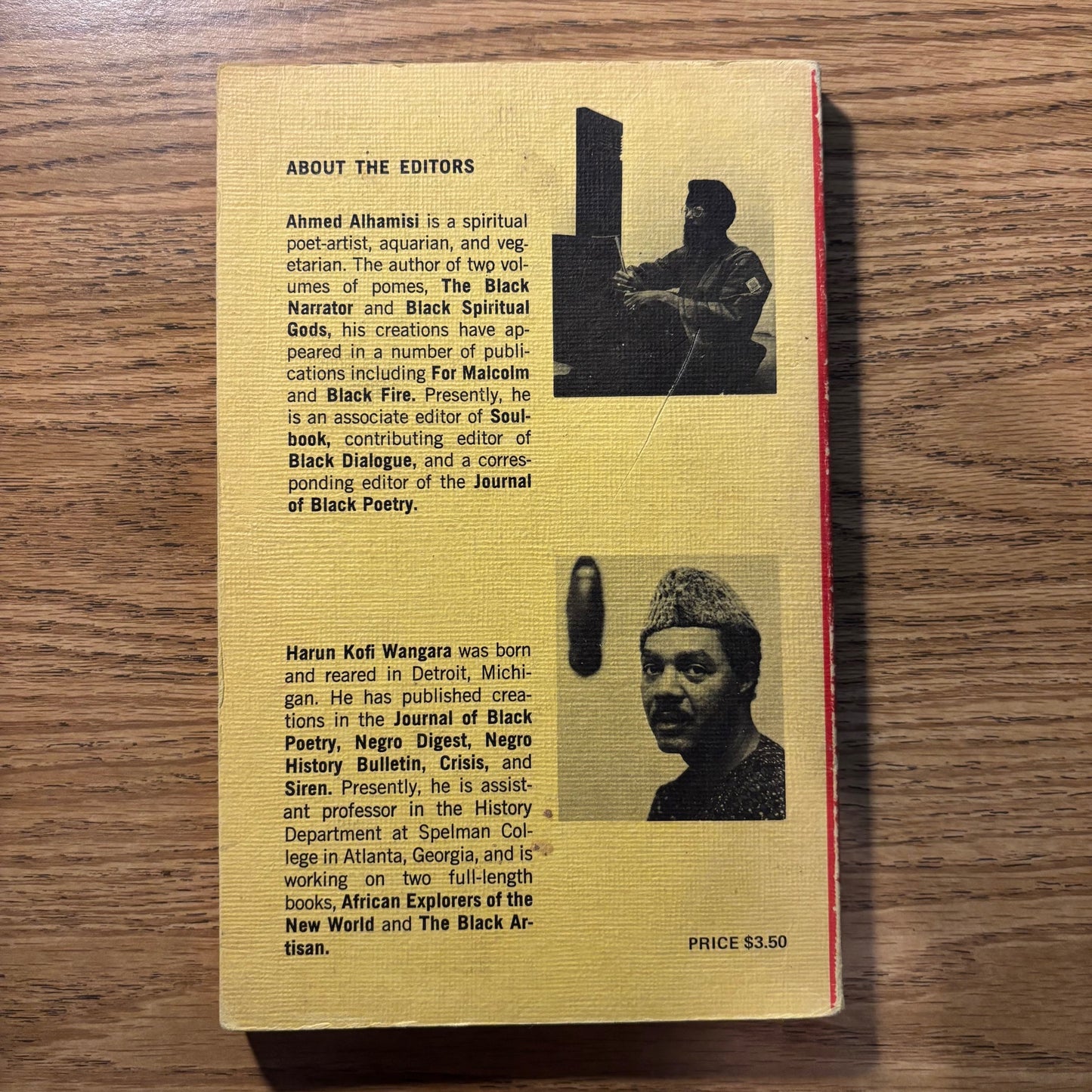 Ahmed Alhamisi & Harun Kofi Wangara, eds. - Black Arts: An Anthology of Black Creations