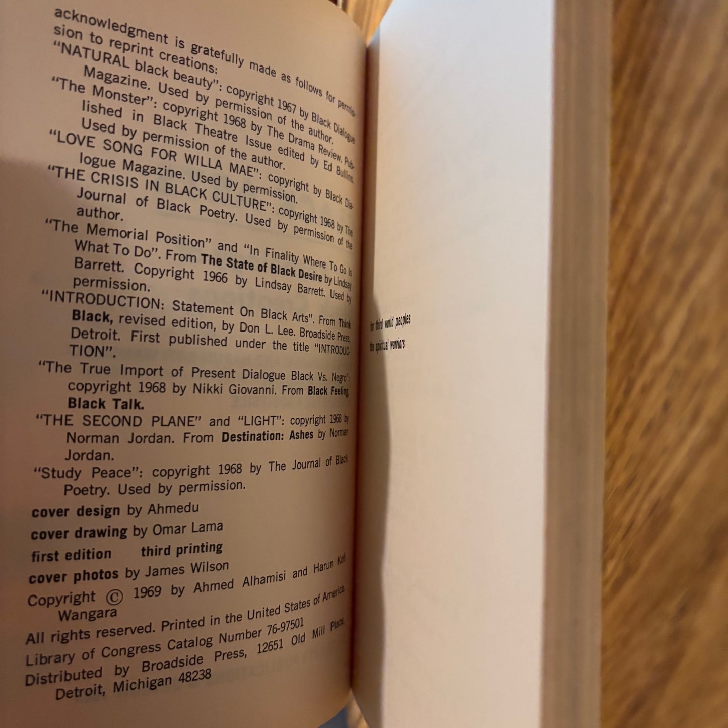 Ahmed Alhamisi & Harun Kofi Wangara, eds. - Black Arts: An Anthology of Black Creations