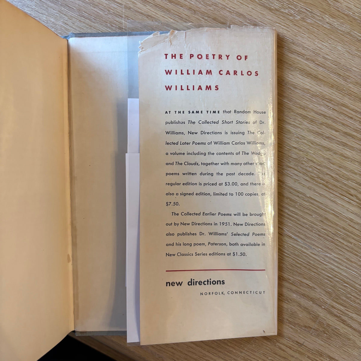 William Carlos Williams - Make Light of It: Collected Stories - First Edition
