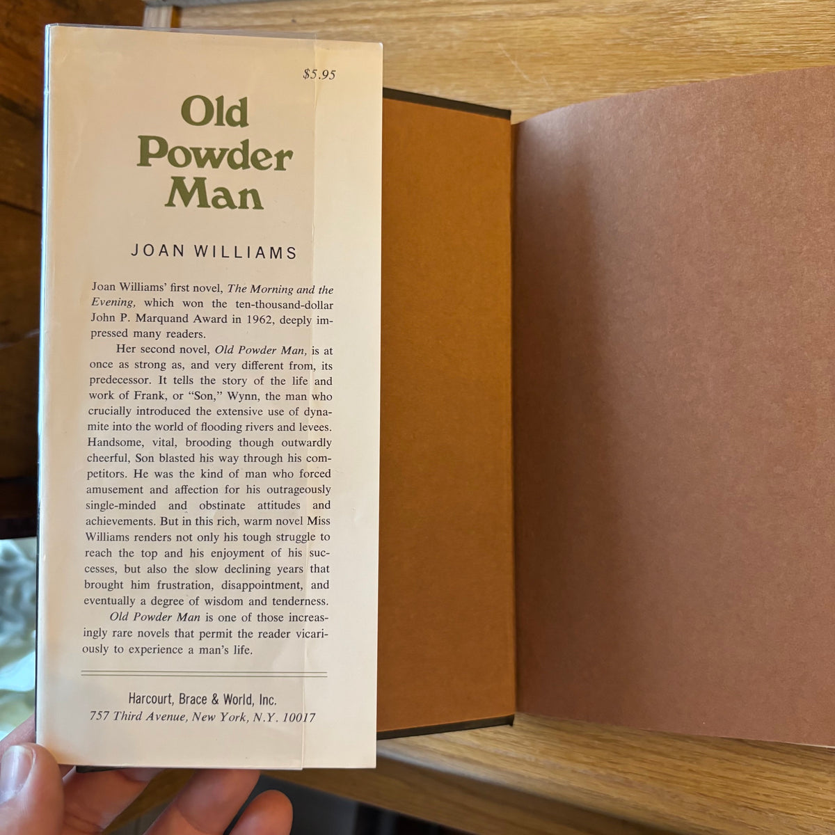Joan Williams - Old Powder Man - First Edition