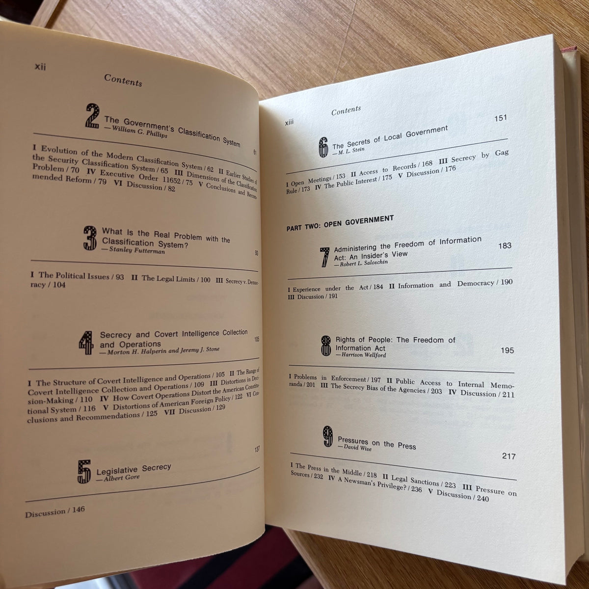 Norman Dorsen, Stephen Gillers, ed. - None of Your Business: Government Secrecy in America - First Edition