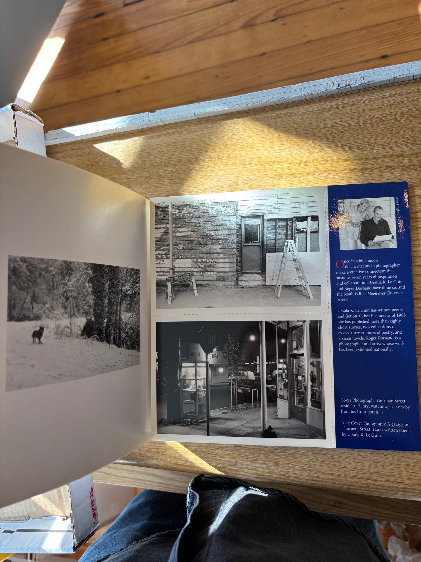 Ursula K. Le Guin & Roger Dorband - Blue Moon Over Thurman Street - First Edition
