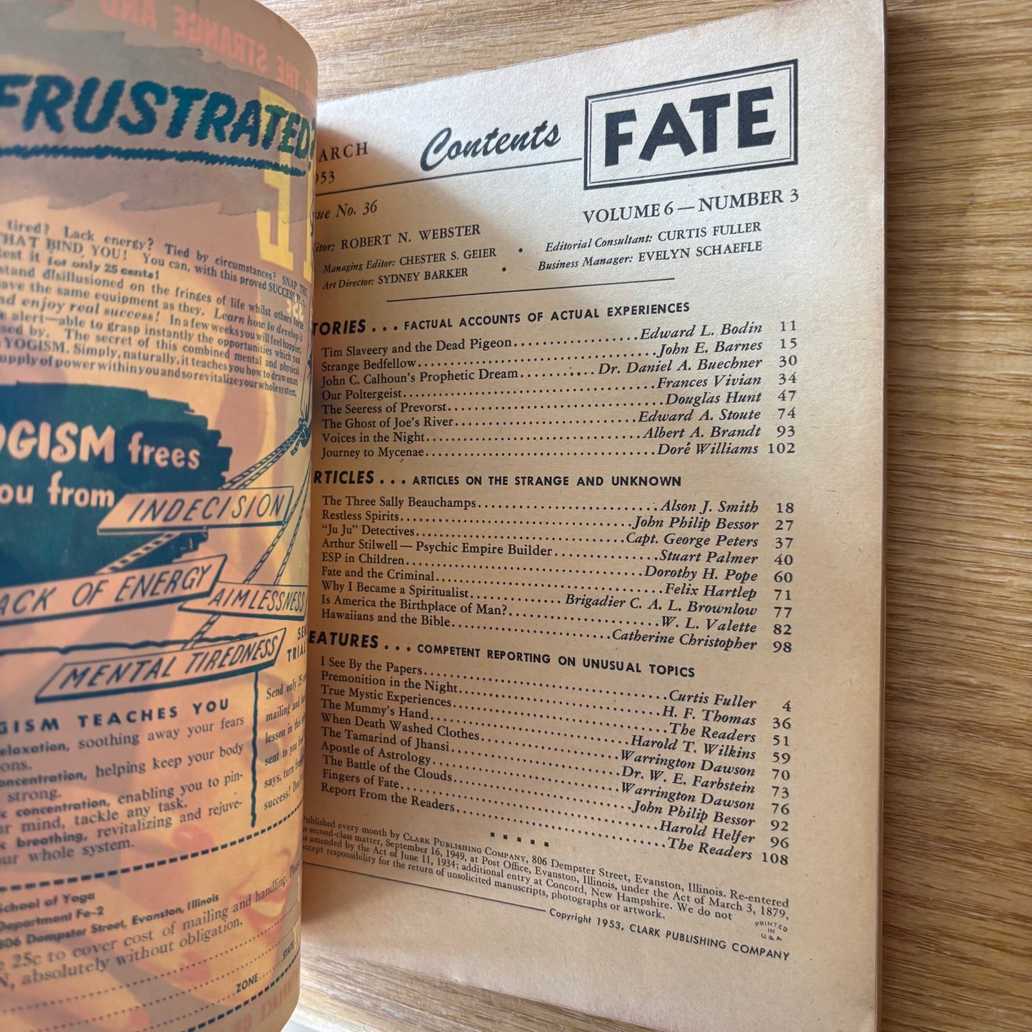 Robert N. Webster, ed. - Fate - March 1953