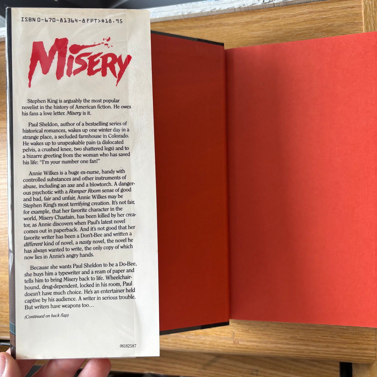 Stephen King - Misery - First Edition