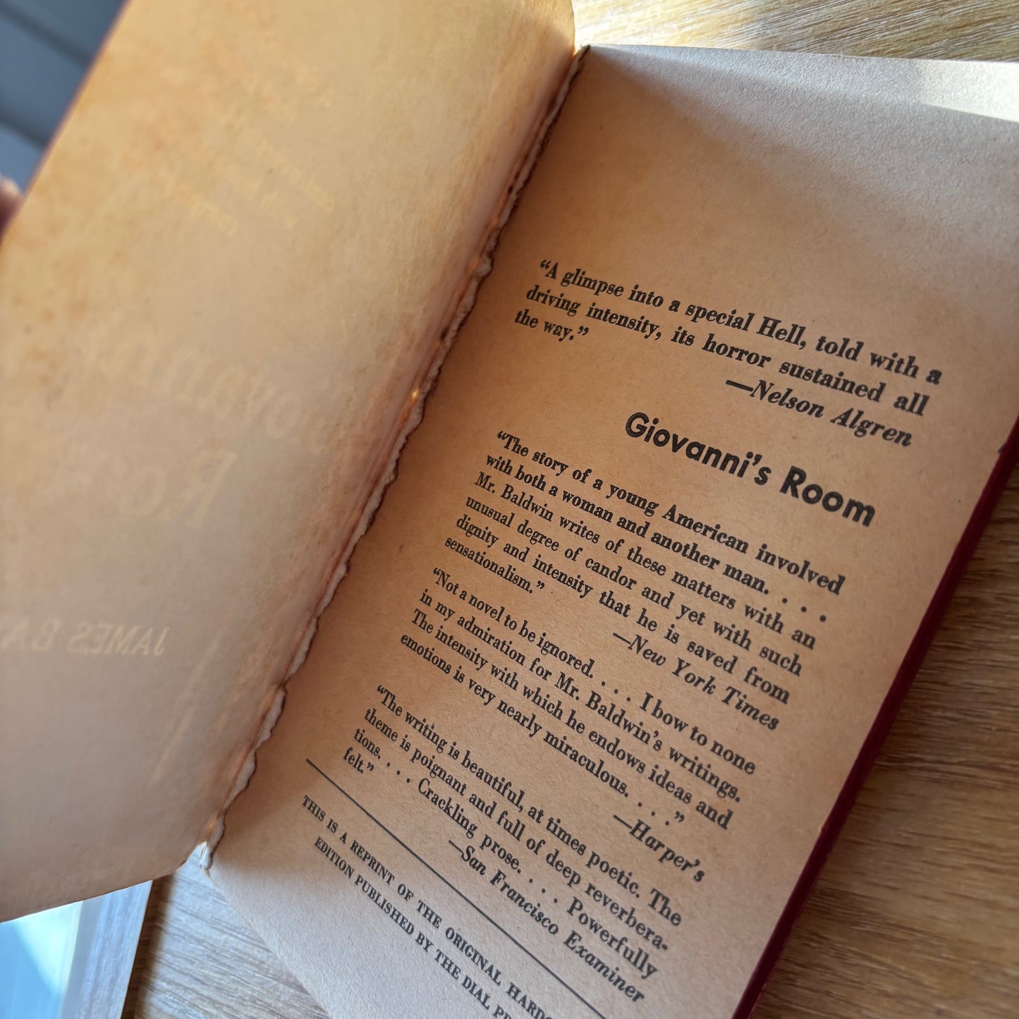 James Baldwin - Giovanni's Room - First Edition Paperback
