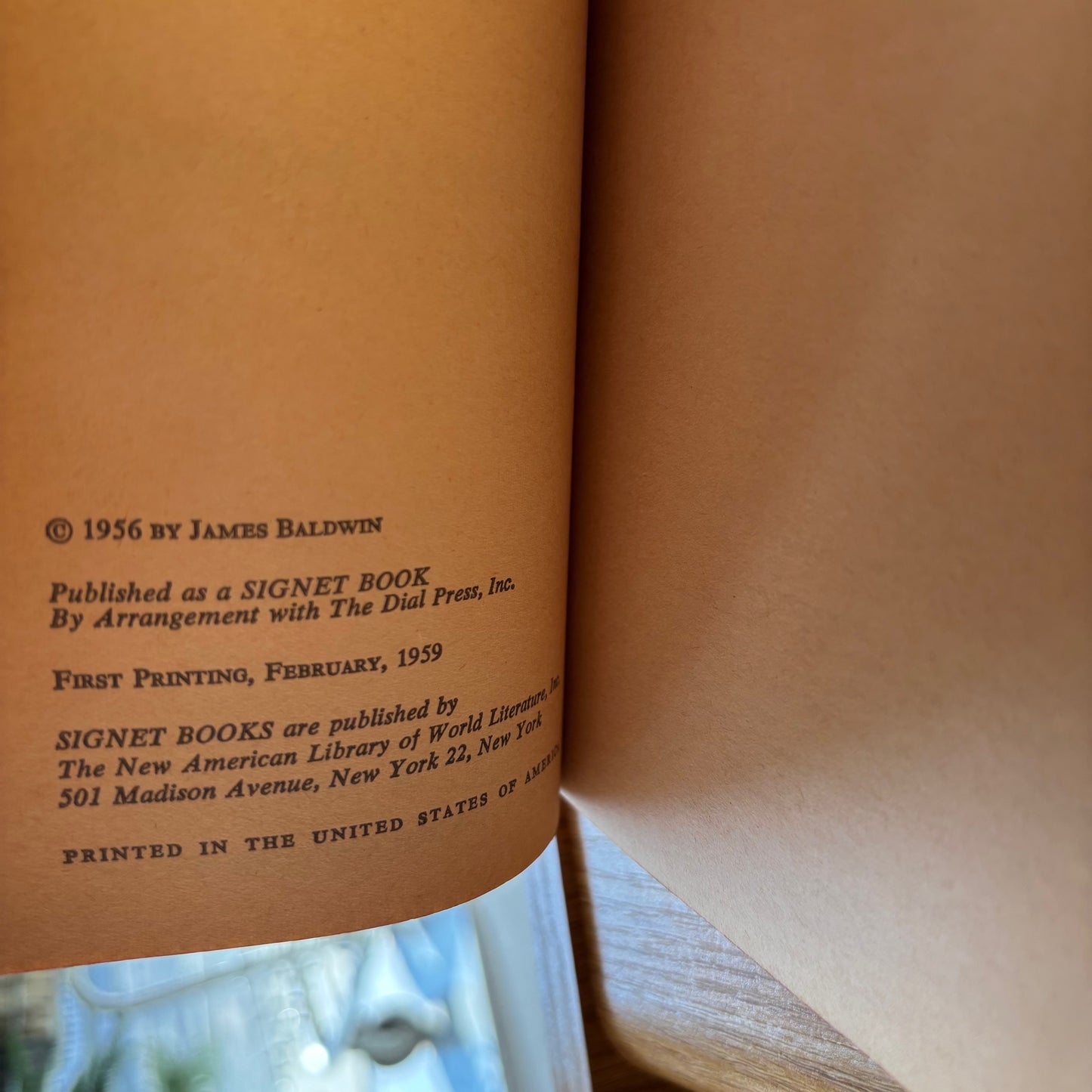 James Baldwin - Giovanni's Room - First Edition Paperback