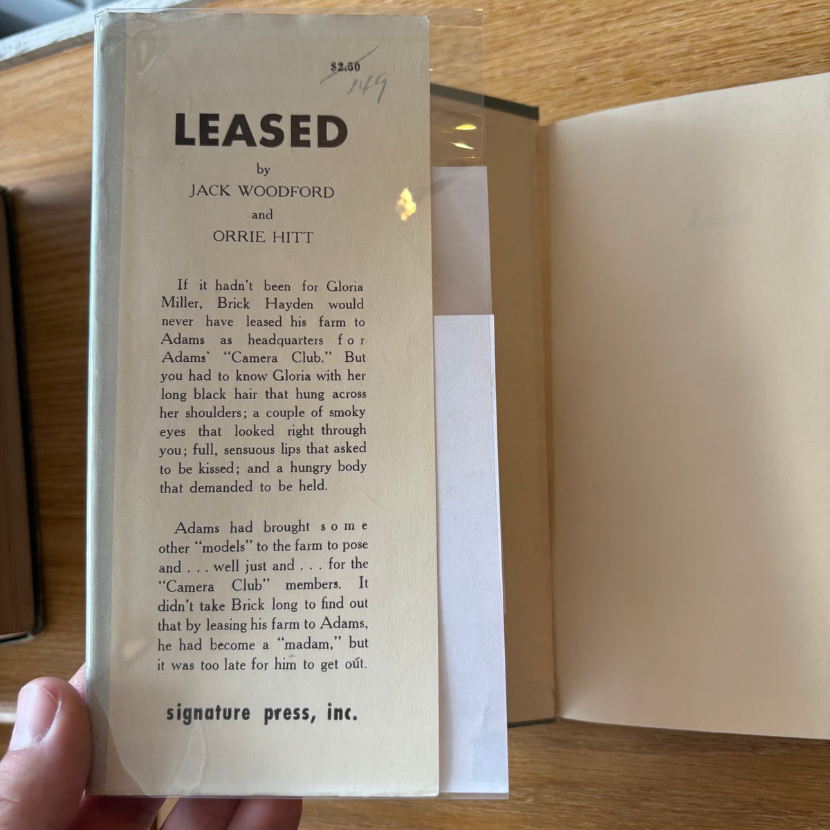 Jack Woodford & Orrie Hitt - Leased - First Edition