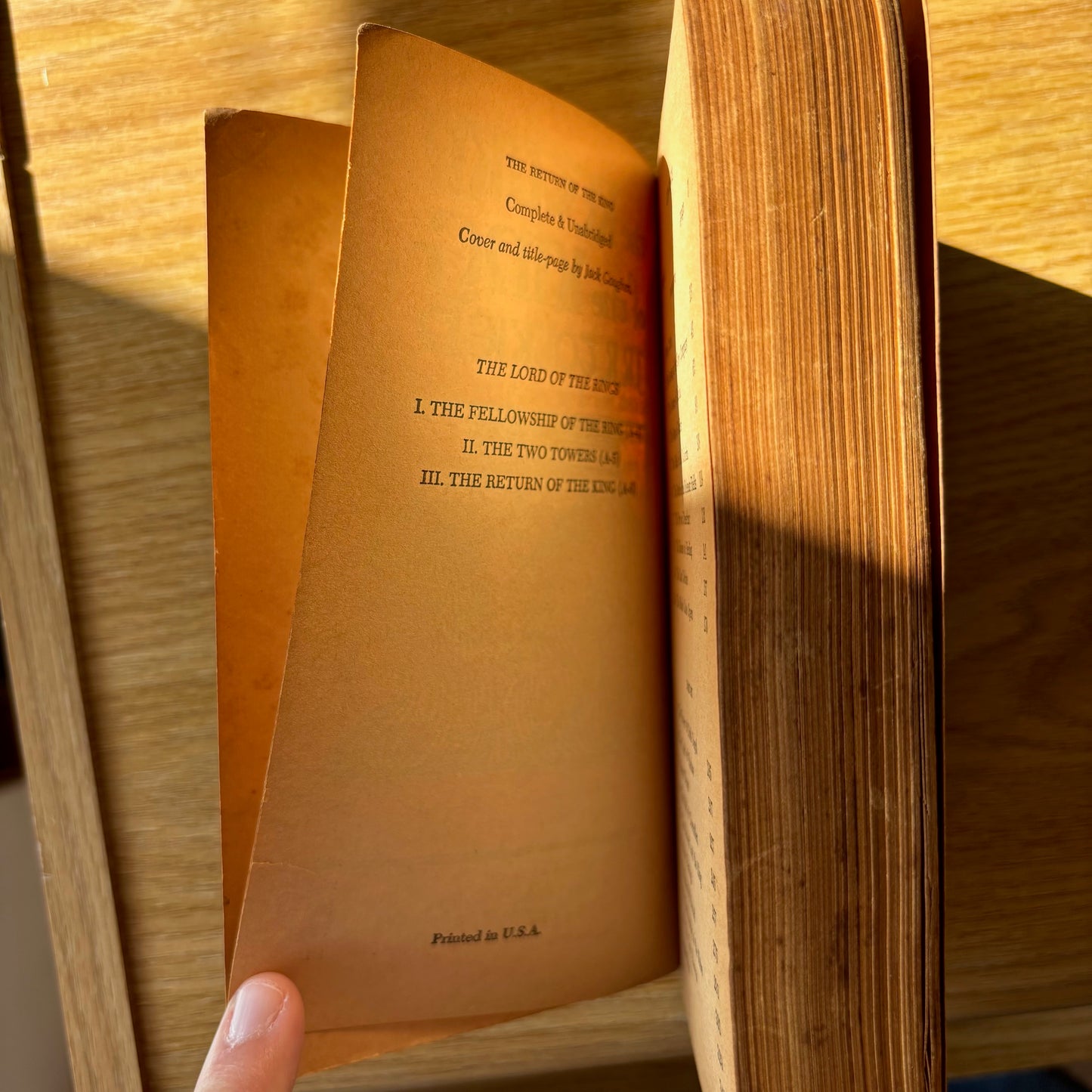 J.R.R. Tolkien - The Return of the King - First Edition Paperback