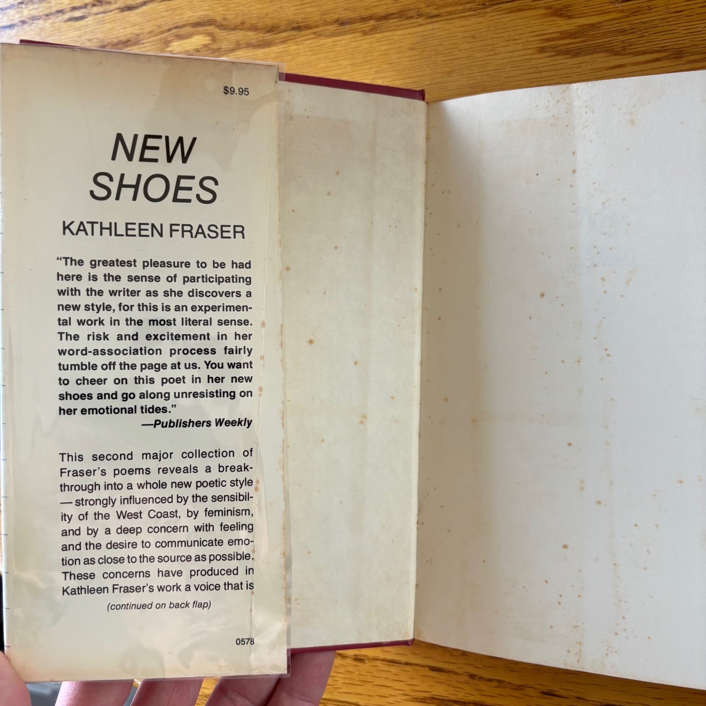 Kathleen Fraser - New Shoes - First Edition