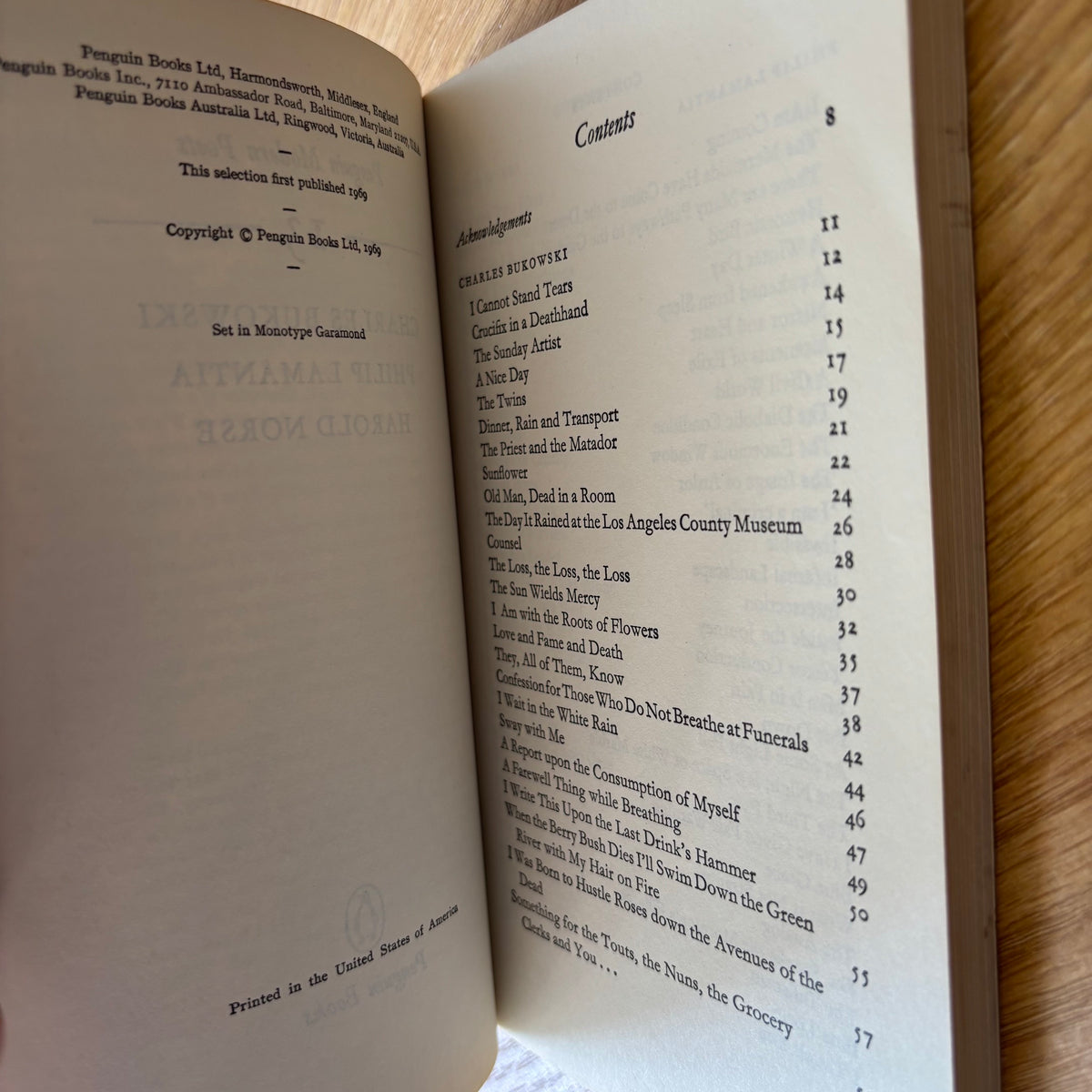 Charles Bukowski, Philip Lamantia, Harold Norse - Penguin Modern Poets 13 - First Edition Paperback