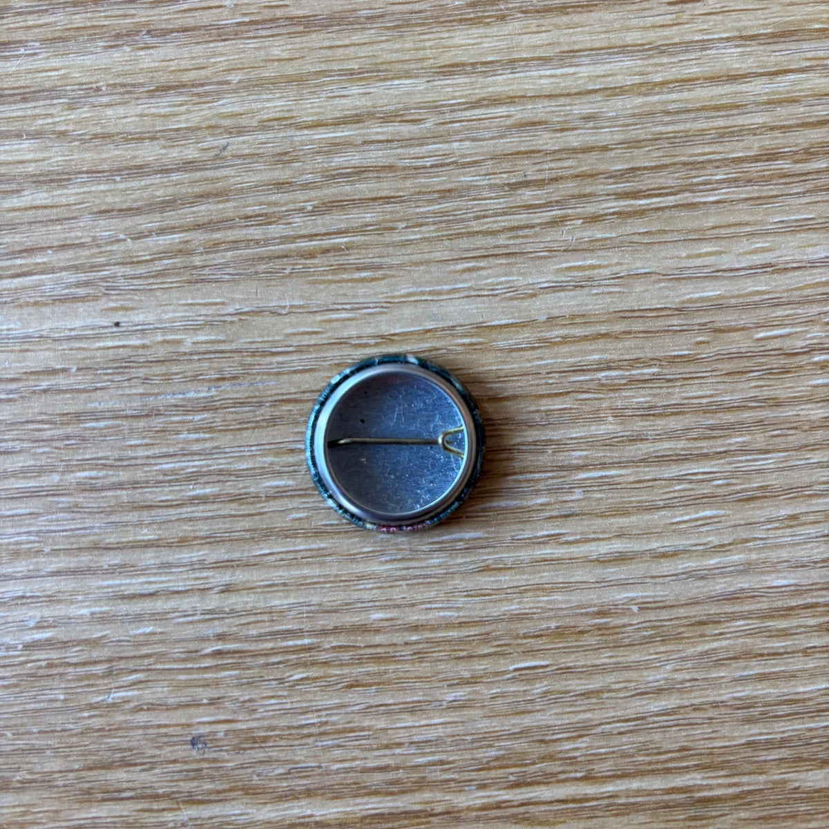 X - Original 1980s Promo Button