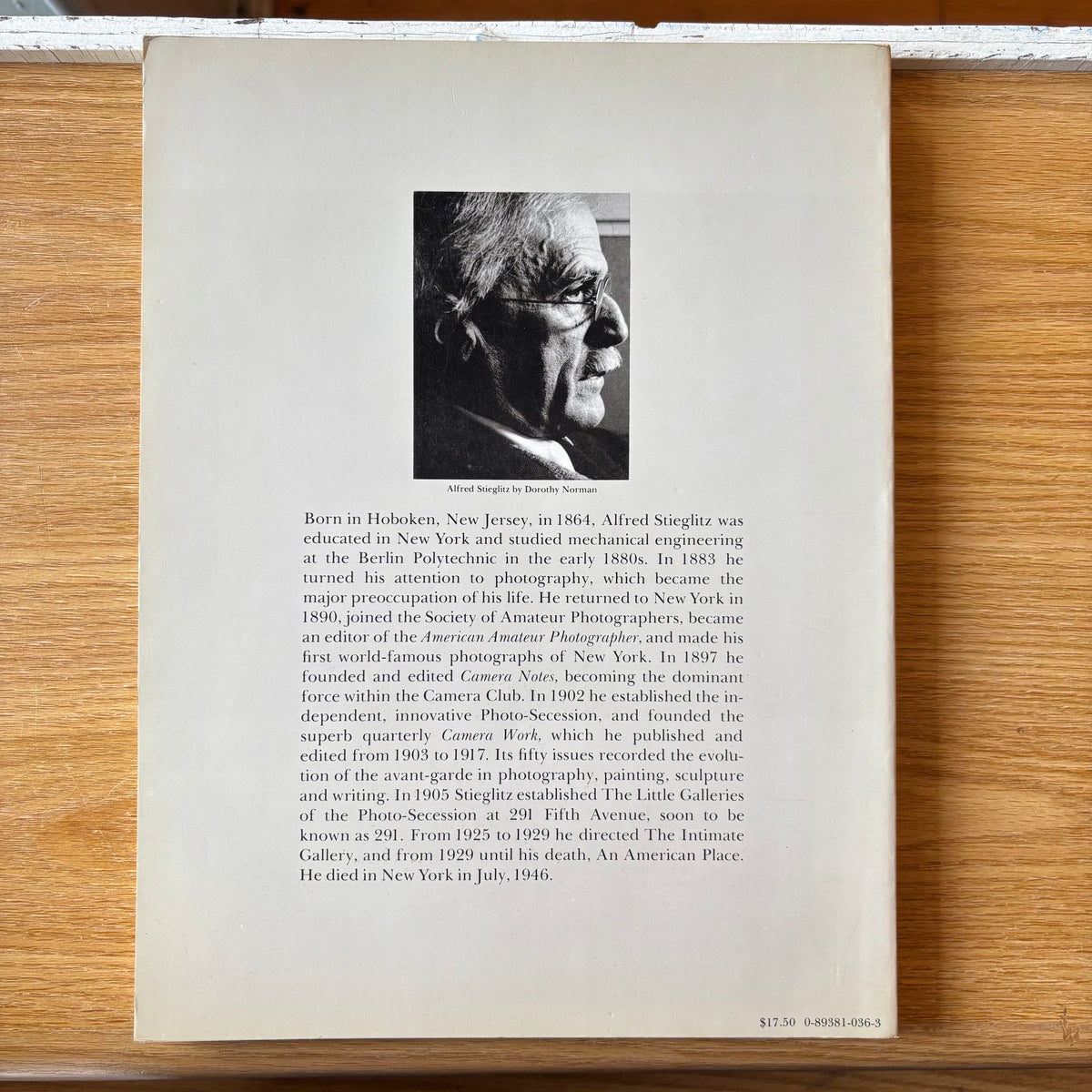 Dorothy Norman - Alfred Stieglitz: An American Seer - Signed First Edition Paperback