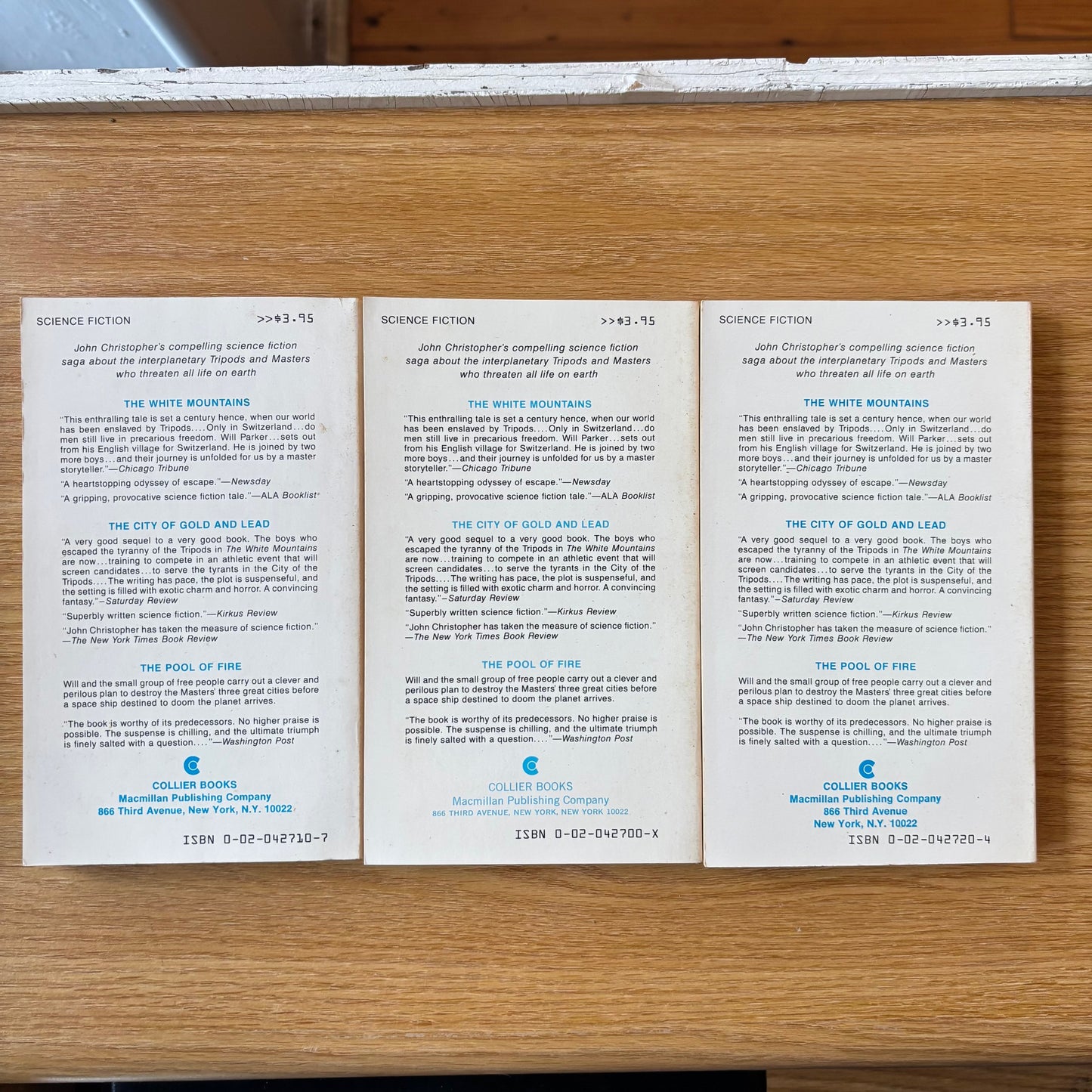 John Christopher - The Tripods Trilogy - Paperback Box Set