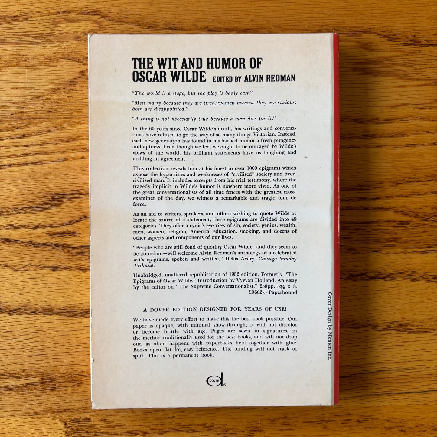 The Wit and Humor of Oscar Wilde