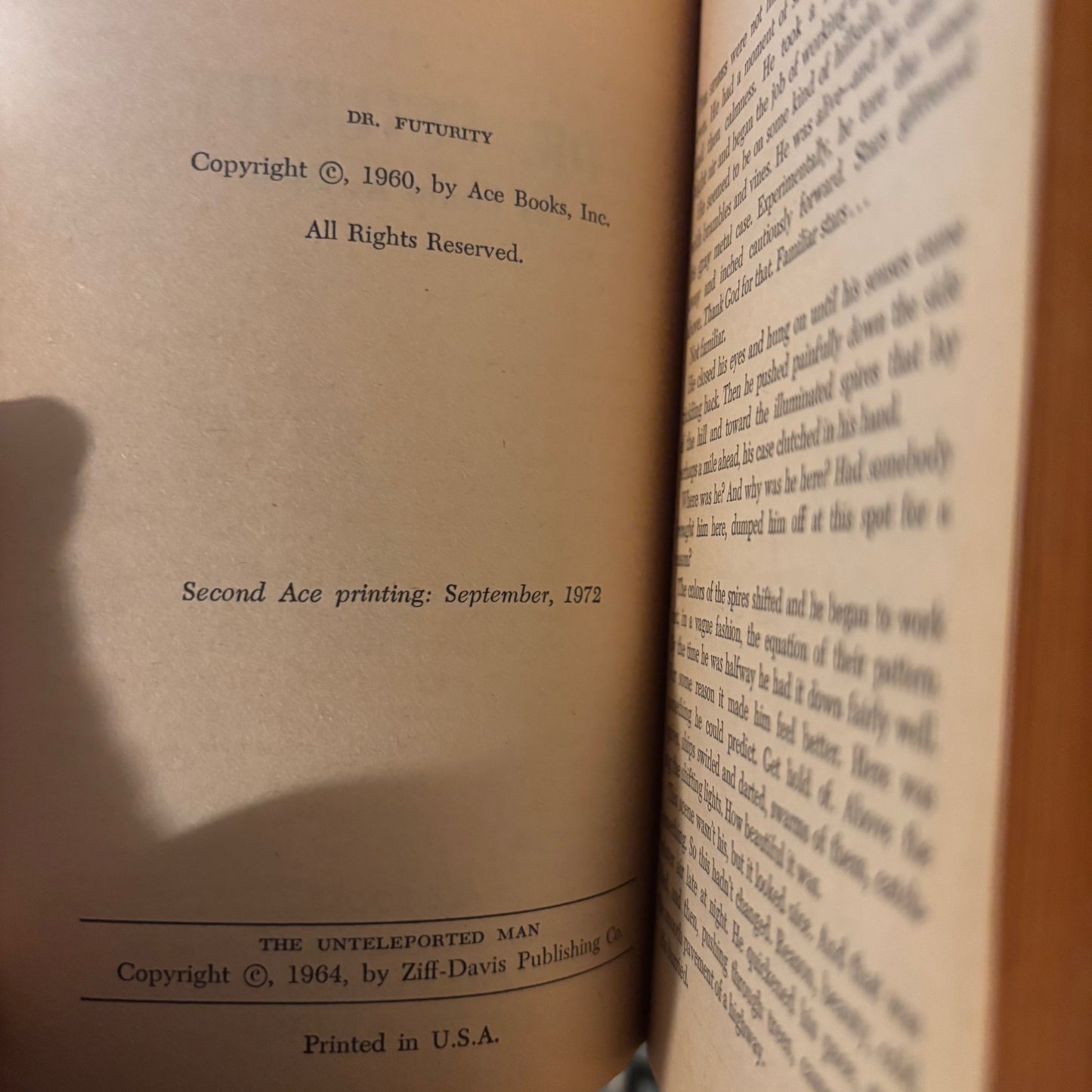 Philip K. Dick - The Unteleported Man / Dr. Futurity - Ace Double