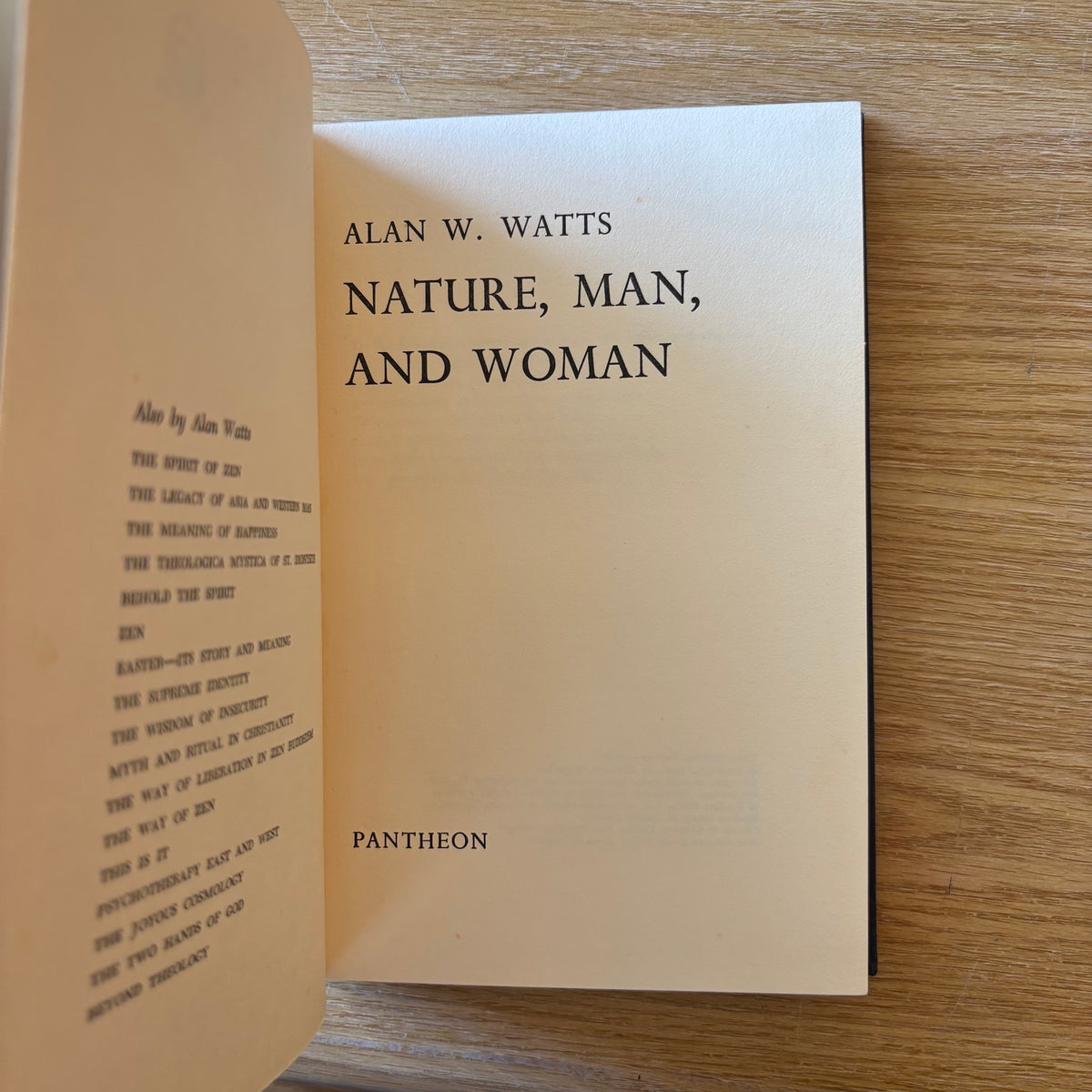Alan W. Watts - Nature, Man and Woman