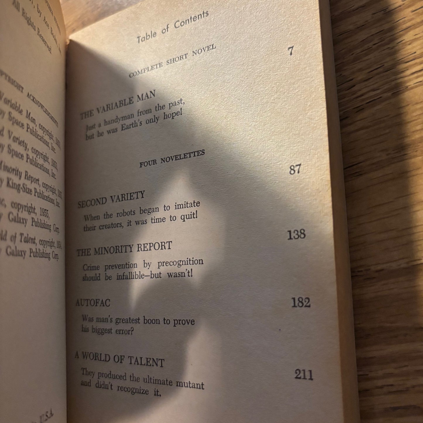 Philip K. Dick - The Variable Man and Other Stories  - First Edition