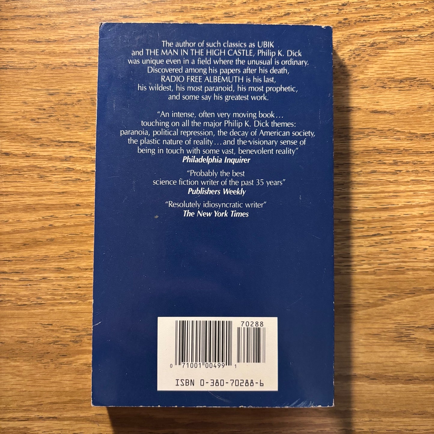 Philip K. Dick - Radio Free Albemuth - First Edition Paperback