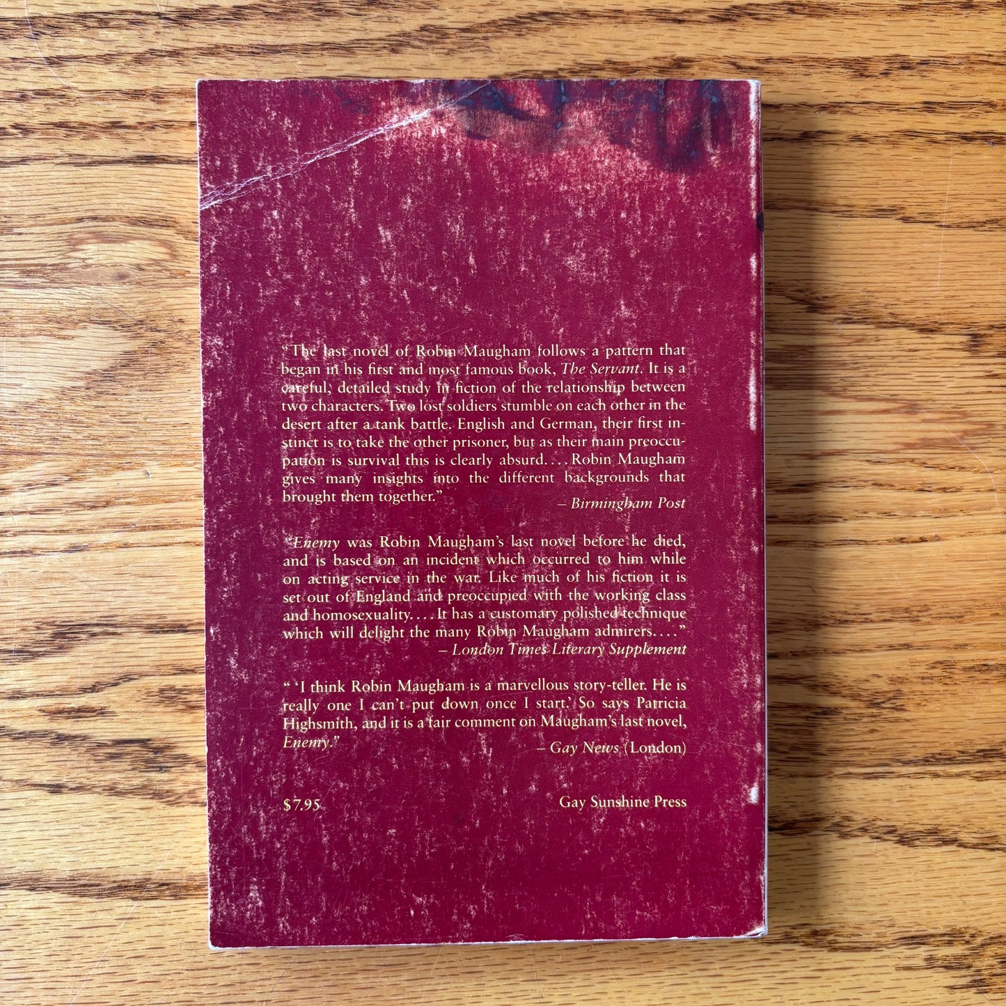 Robin Maugham - Enemy - First Edition Paperback