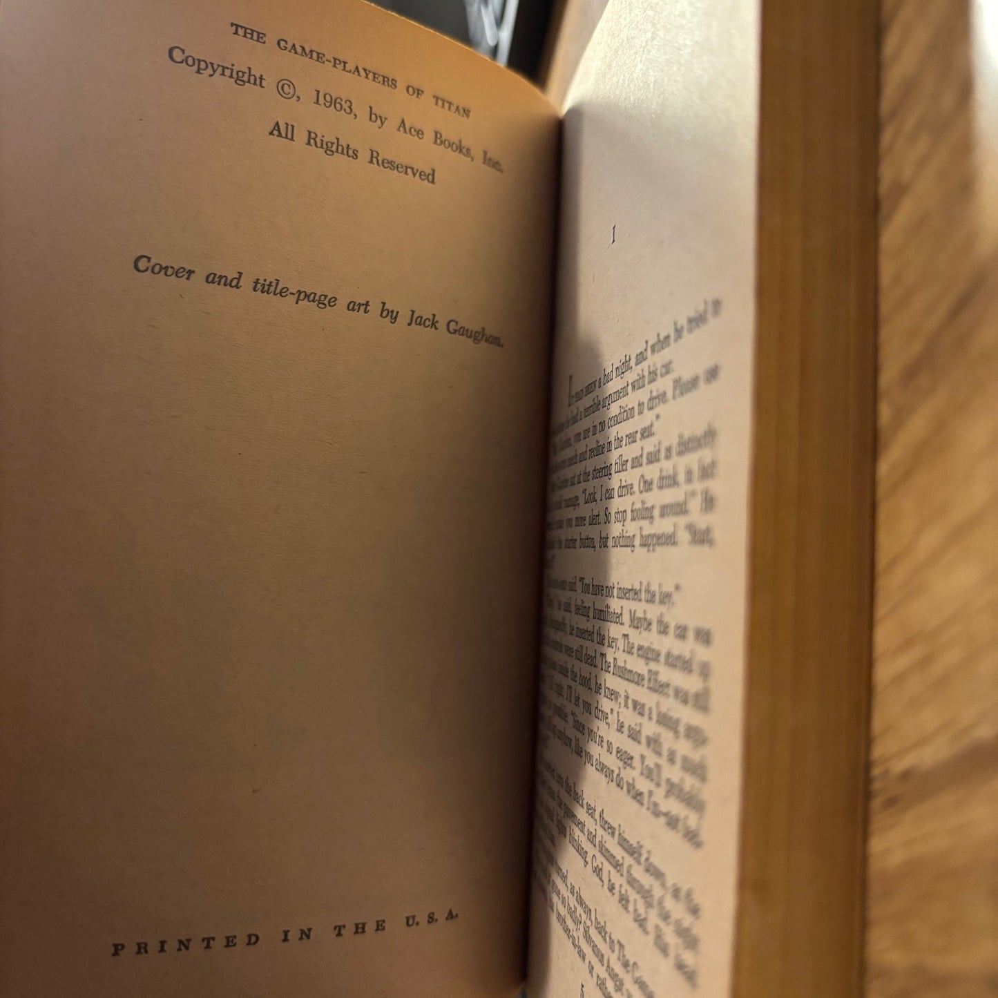 Philip K. Dick - The Game-Players of Titan - First Edition Paperback